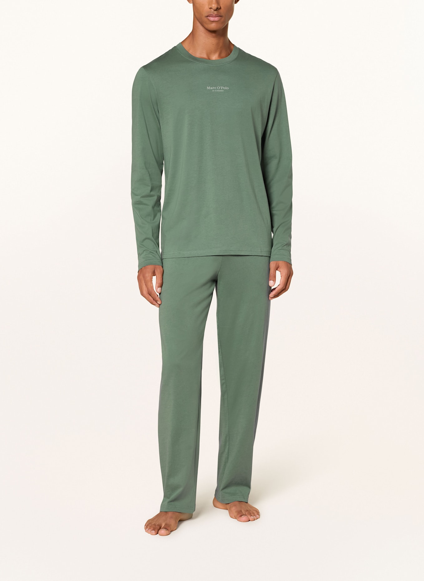 Marc O'Polo Schlafshirt: GRÜN