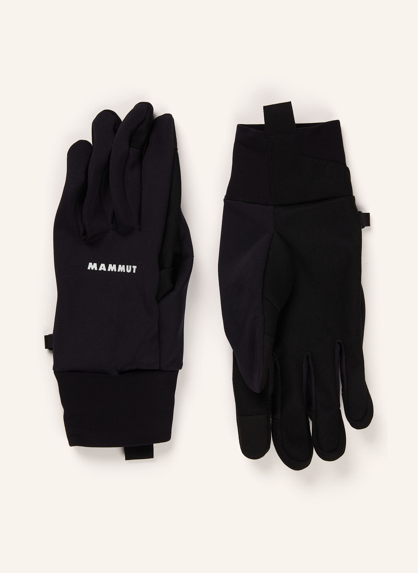 MAMMUT Multifunktions-Handschuhe ASTRO LIGHT mit Touchscreen-Funktion: SCHWARZ