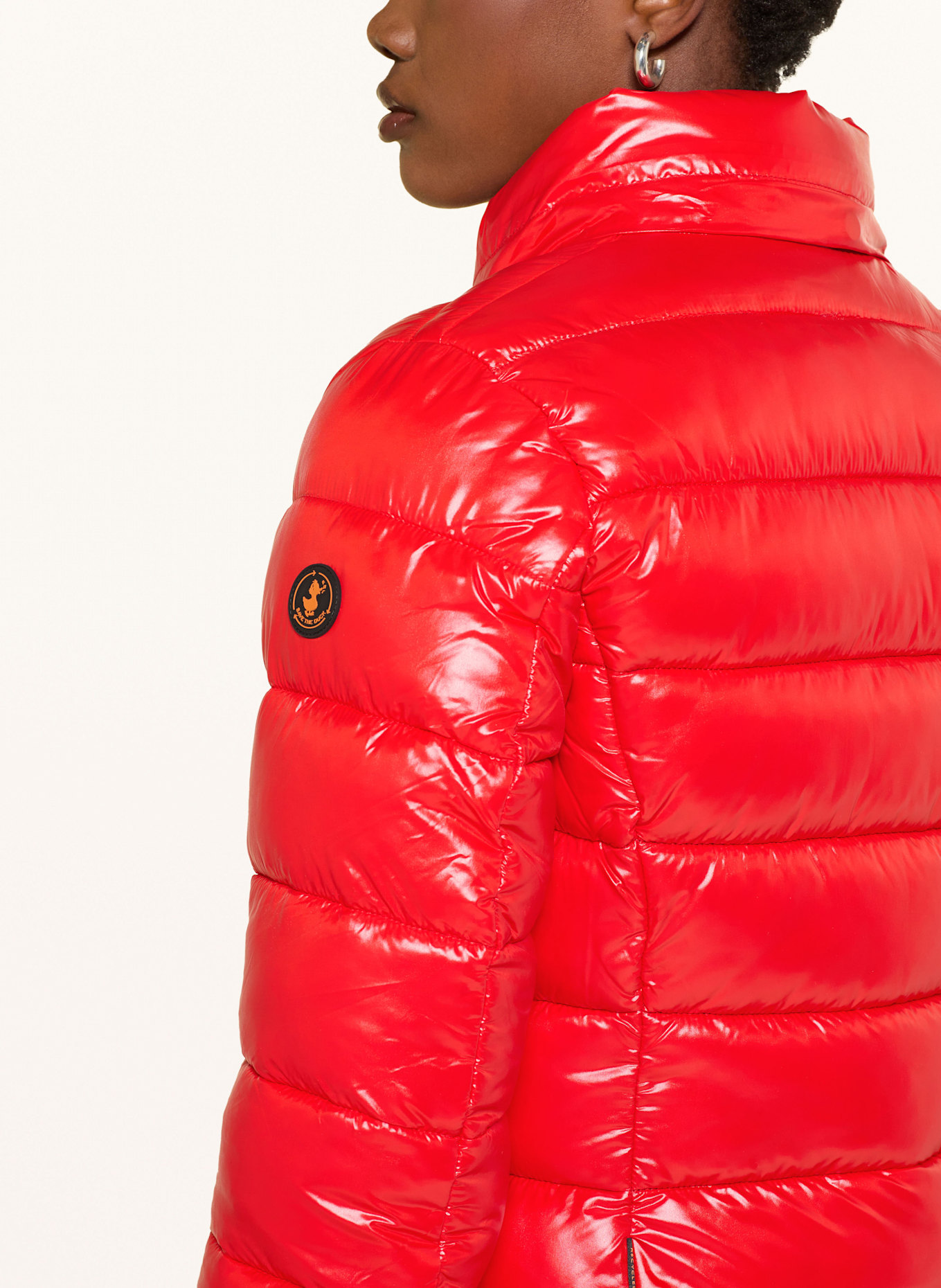 SAVE THE DUCK Steppjacke COSMARY mit abnehmbarer Kapuze: ROT