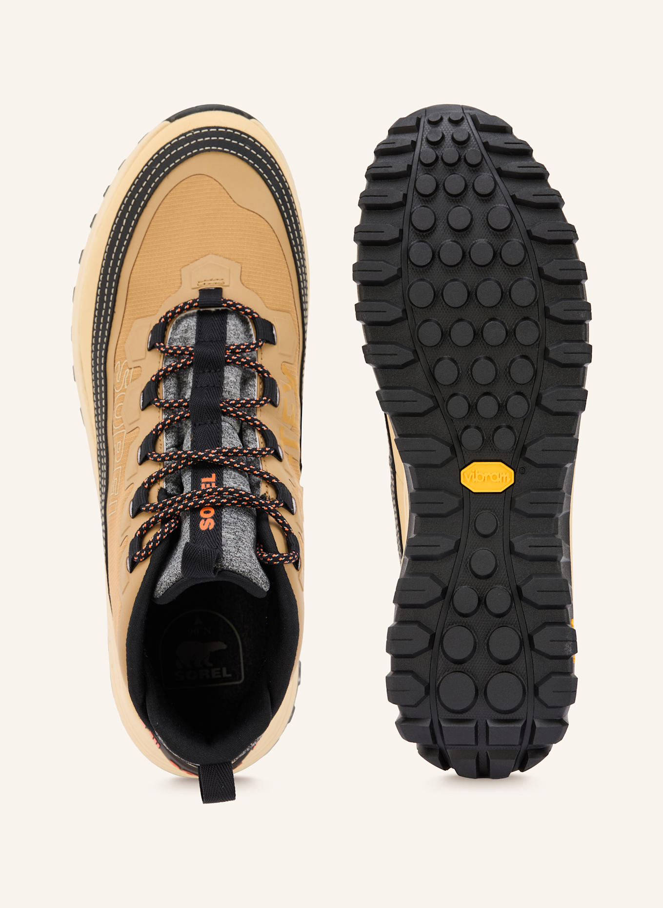 SOREL Schnürboots CALLSIGN HORIZON™ MID GTX: HELLBRAUN / SCHWARZ