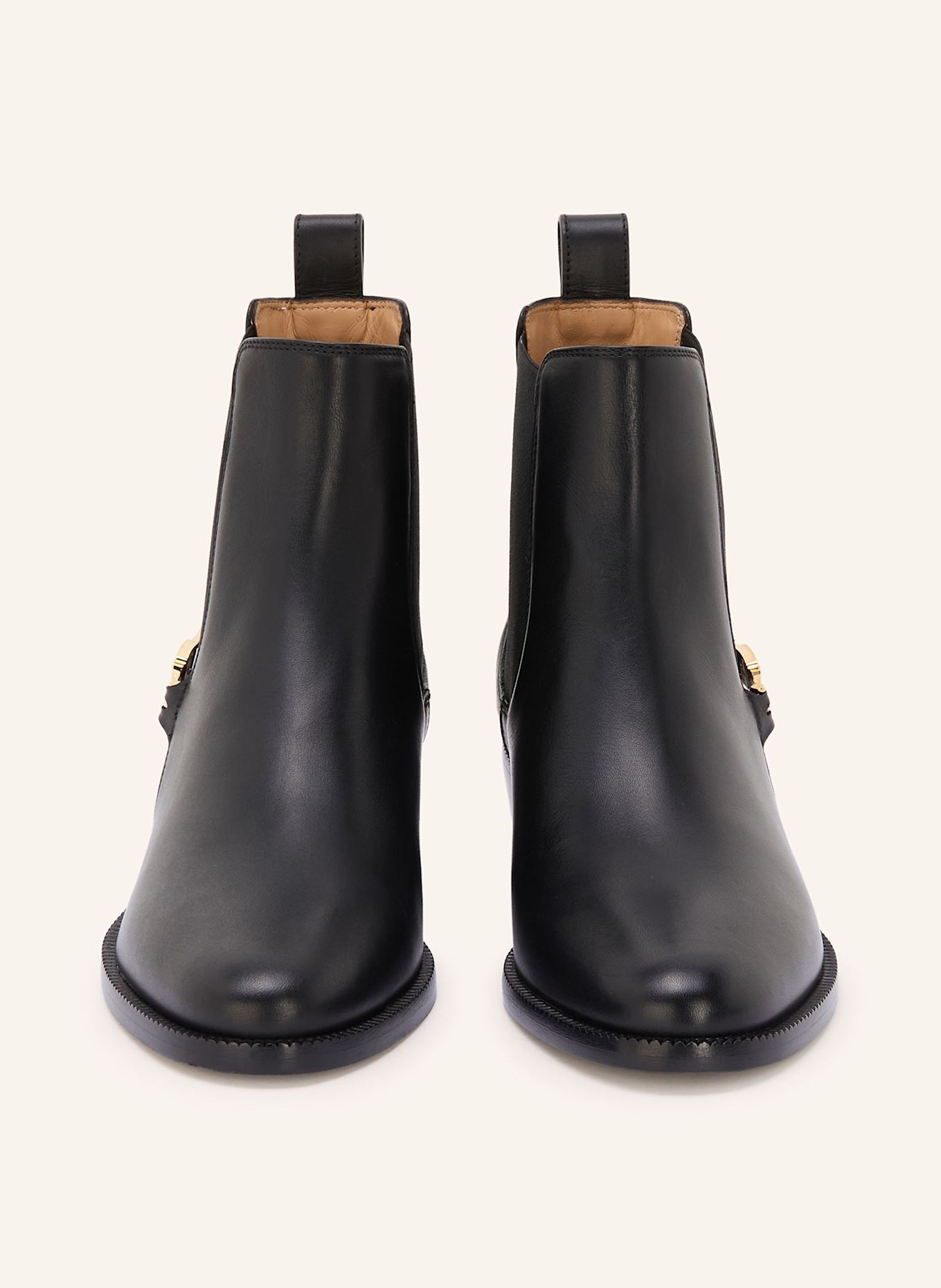 FERRAGAMO Chelsea-Boots: SCHWARZ