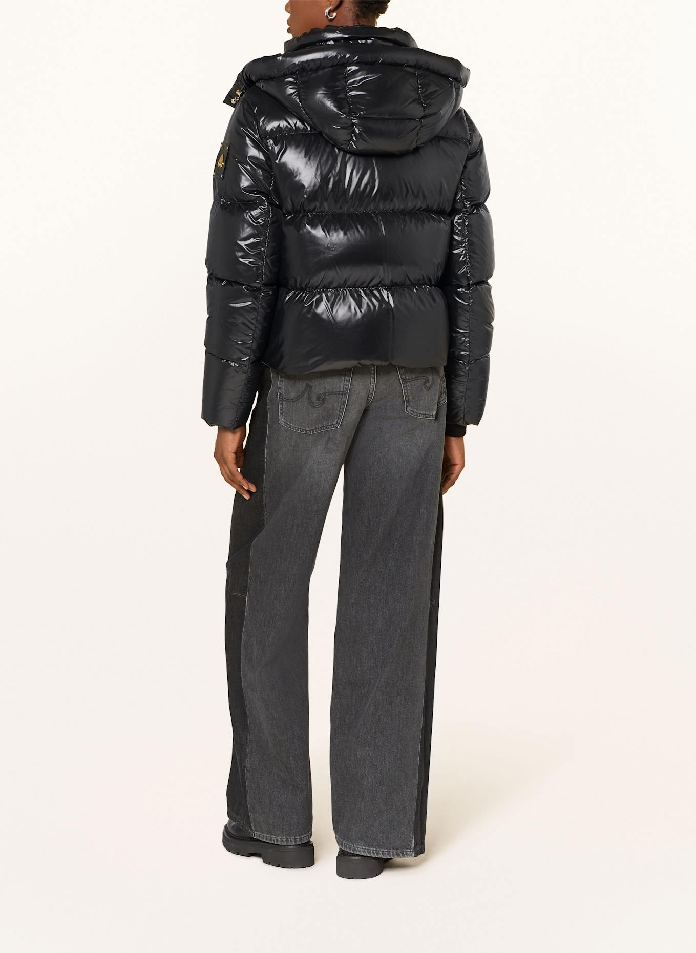 MOOSE KNUCKLES Daunenjacke MOONSTONE mit abnehmbarer Kapuze: SCHWARZ