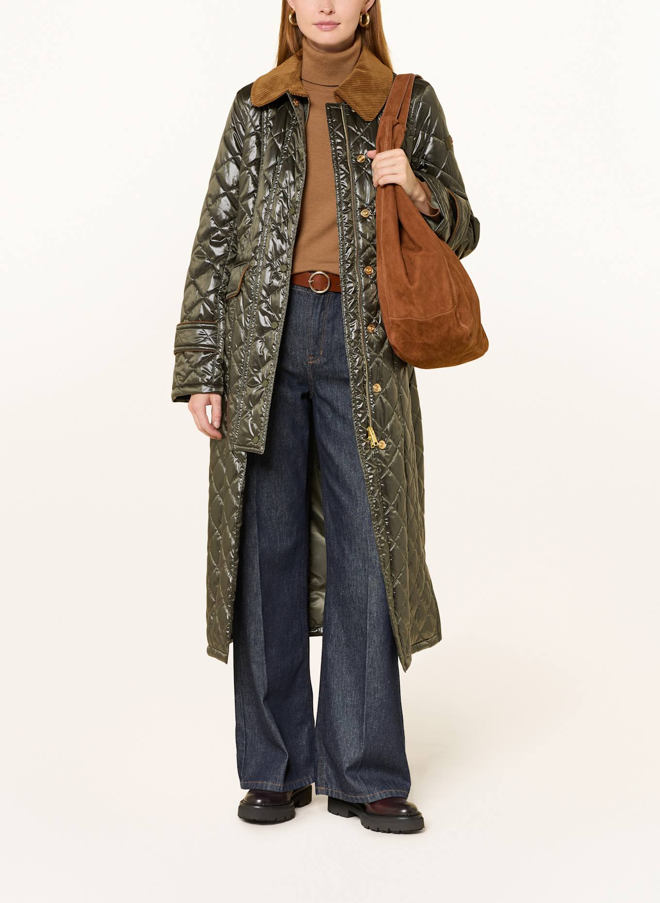 PEUTEREY Steppmantel RODERIK: KHAKI