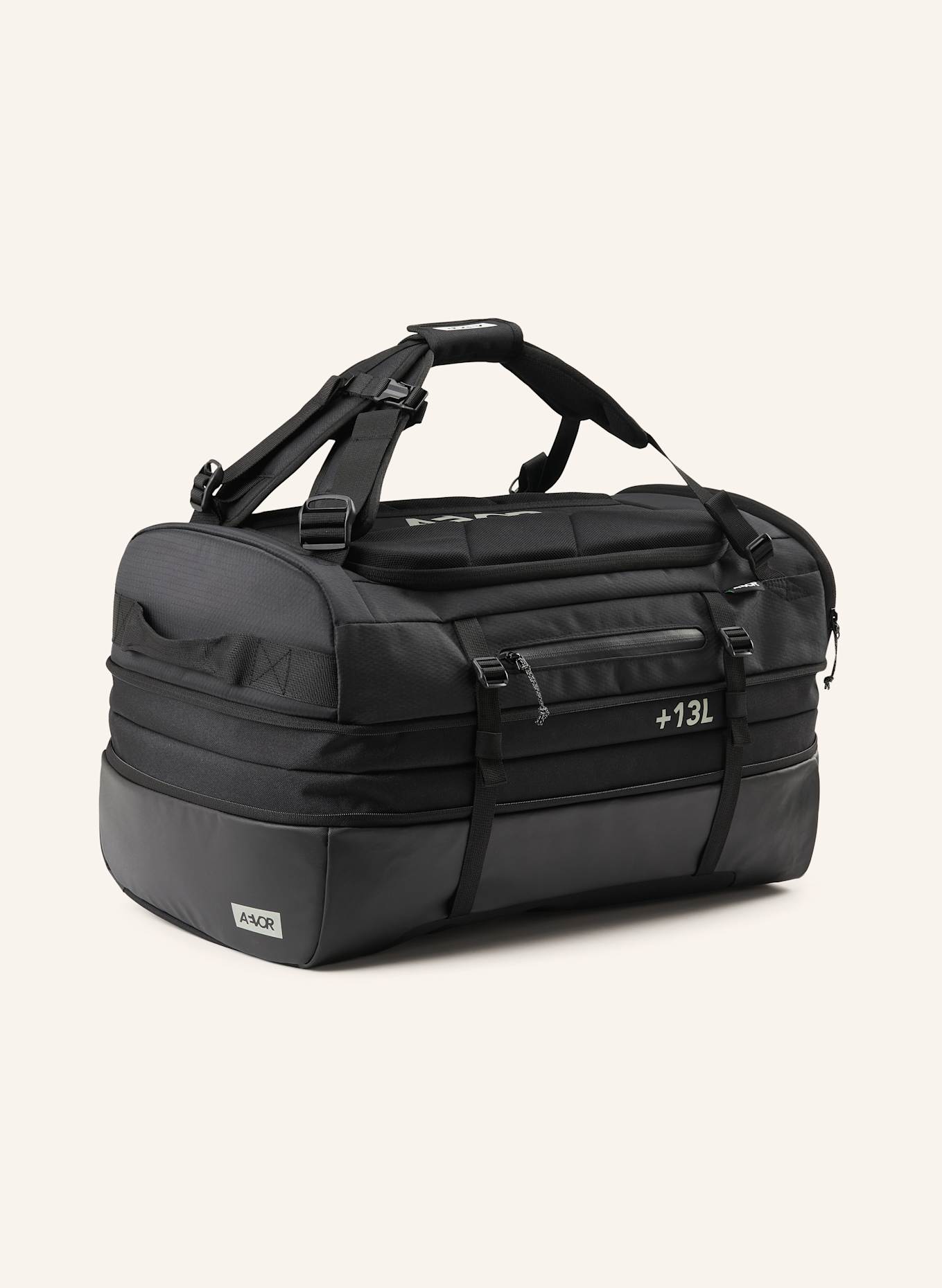 AEVOR Travel bag DUFFEL PACK 47L: BLACK