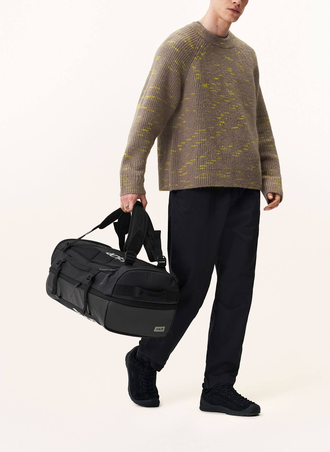 AEVOR Travel bag DUFFEL PACK 47L: BLACK