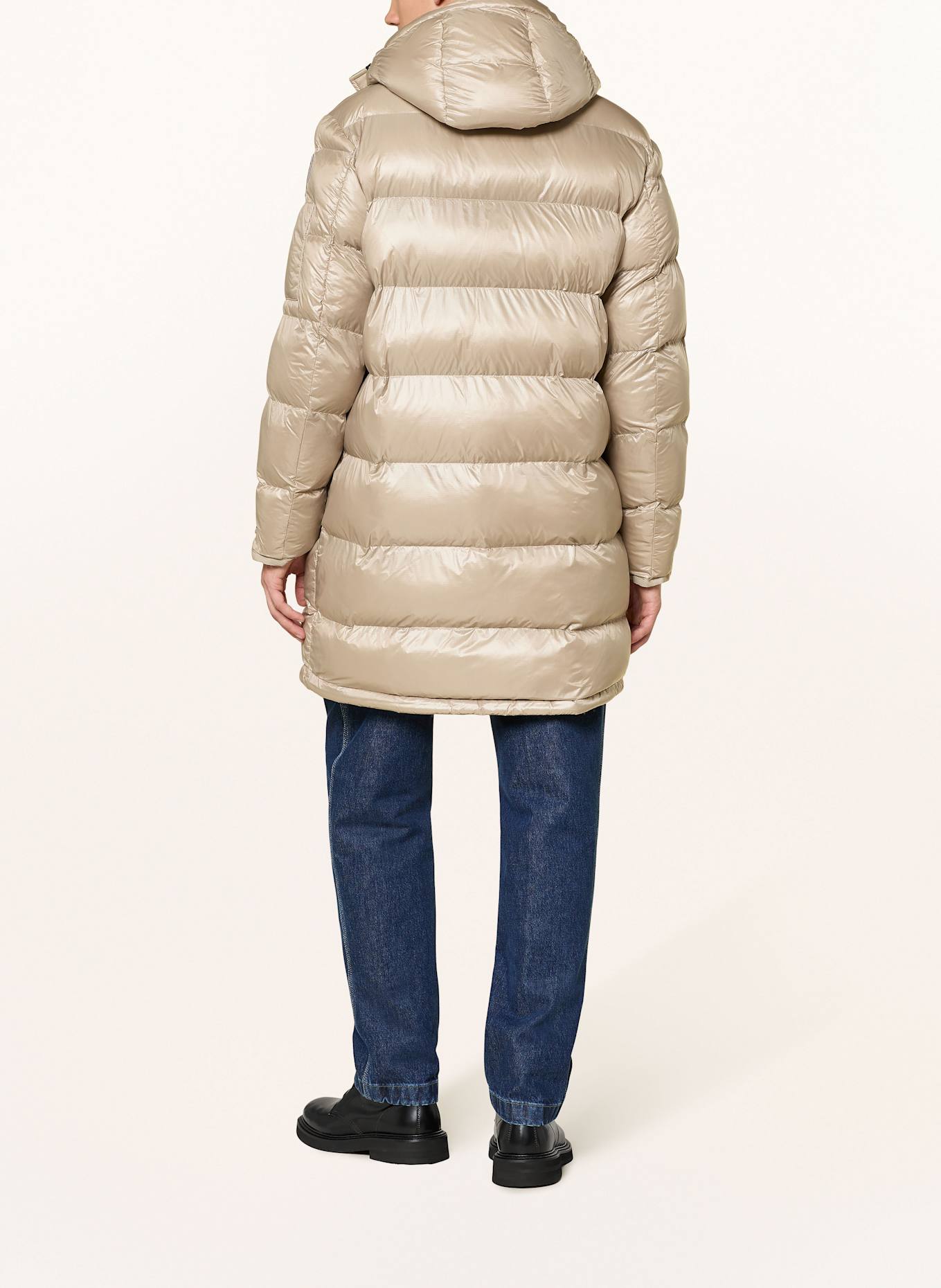 Blauer Steppmantel ALDRICH: BEIGE