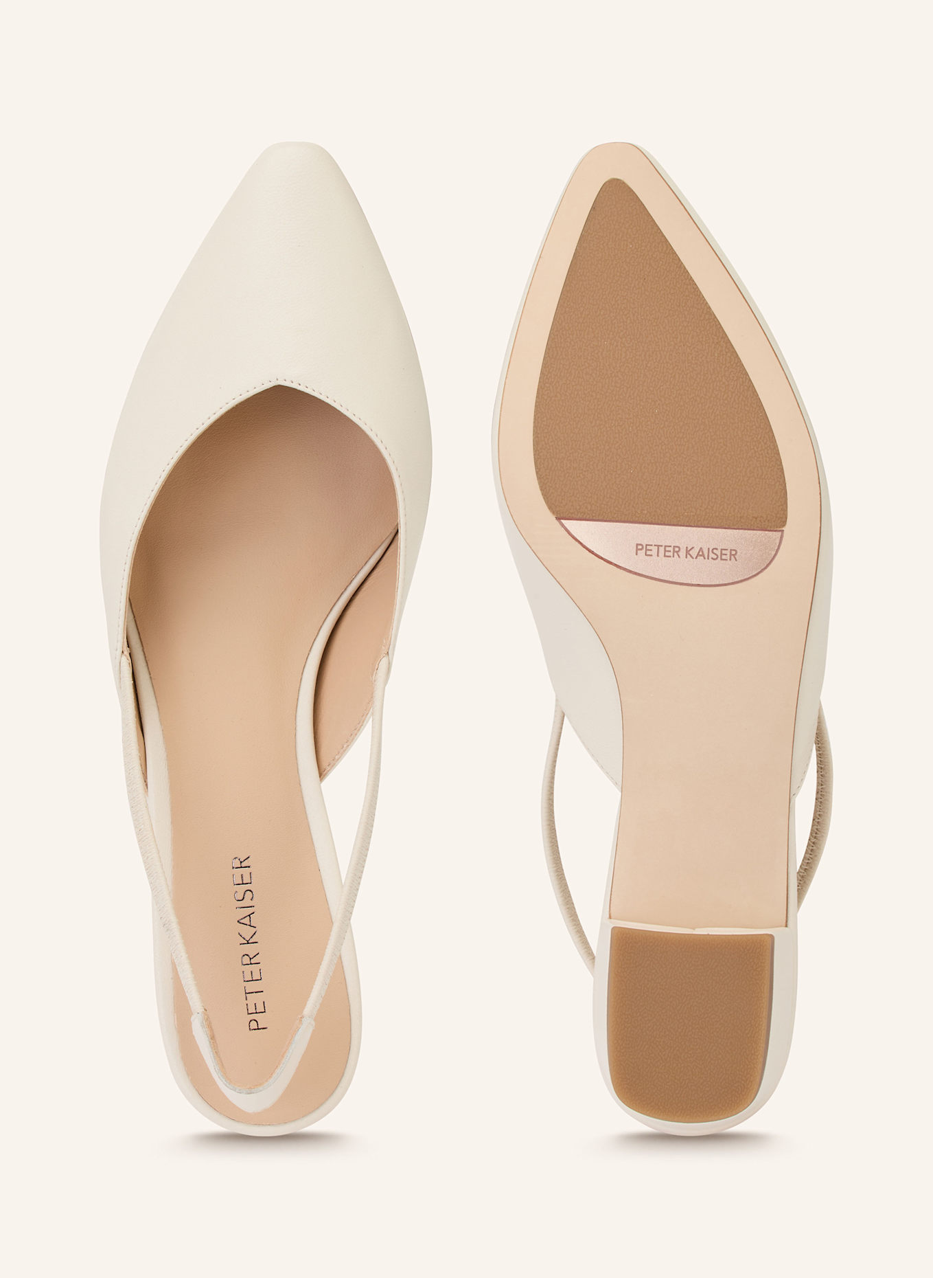 PETER KAISER Slingpumps NAPOLI: ECRU