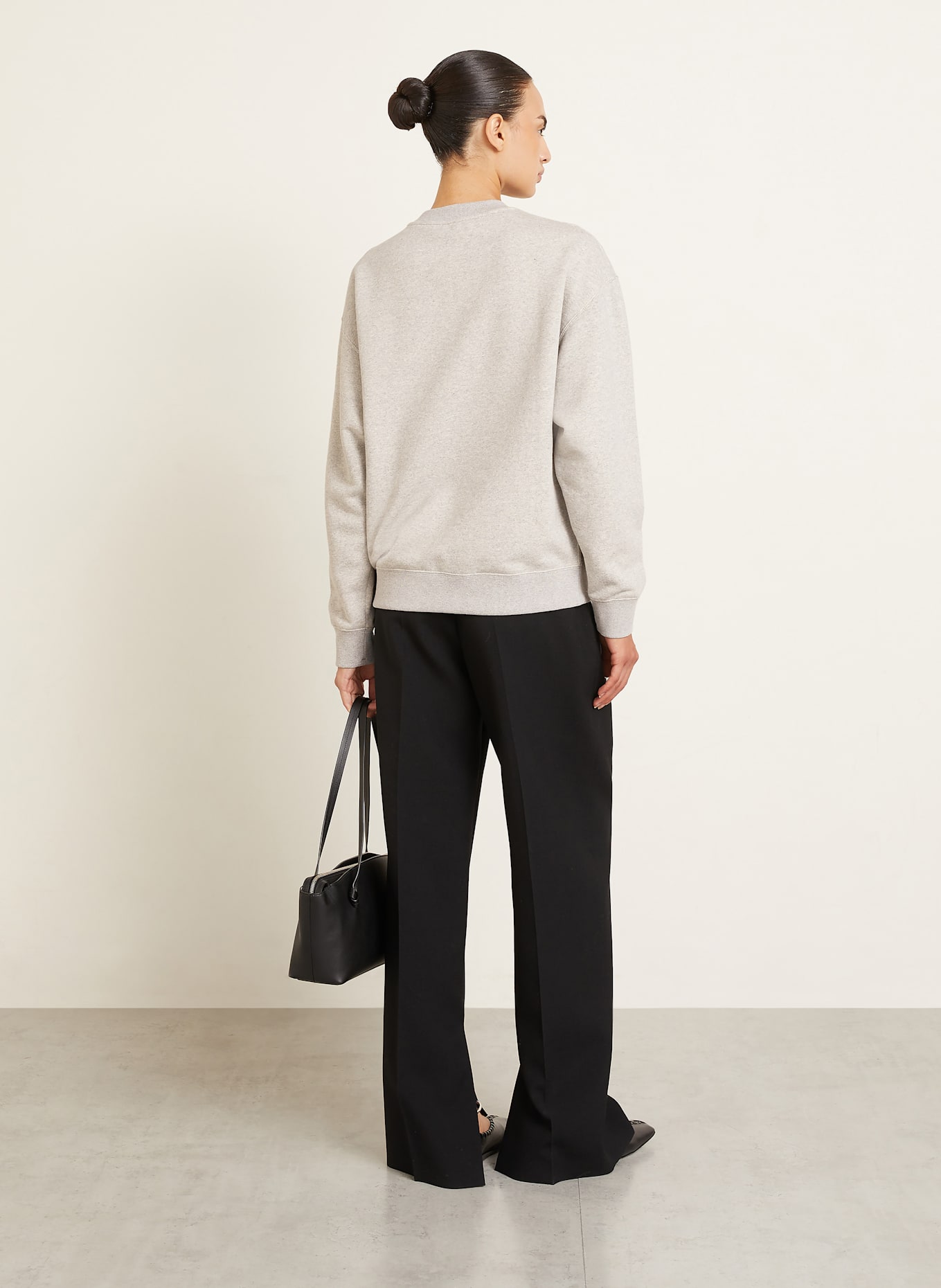 JIL SANDER Sweatshirt: LIGHT GRAY