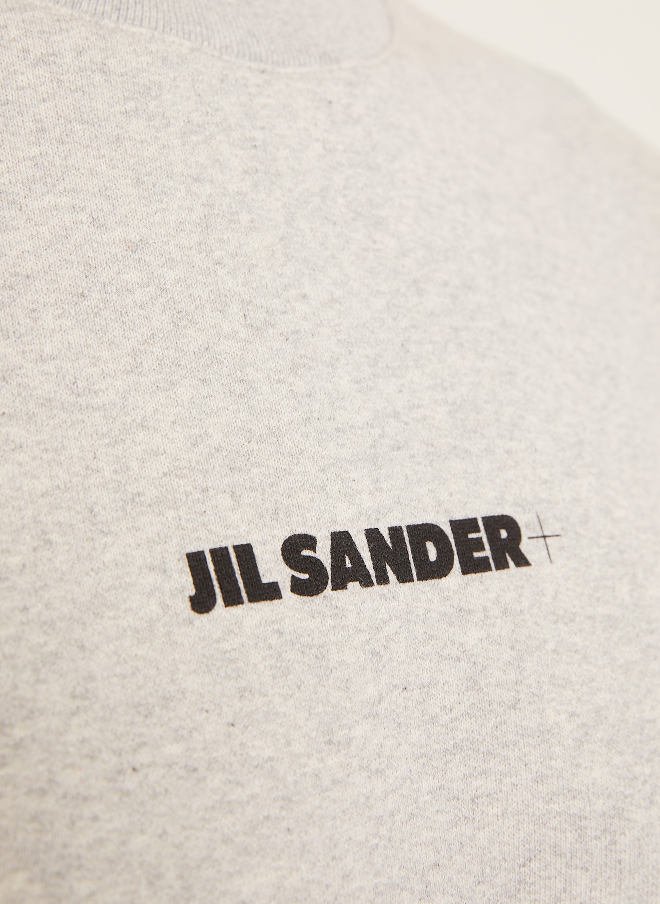 JIL SANDER Sweatshirt: LIGHT GRAY