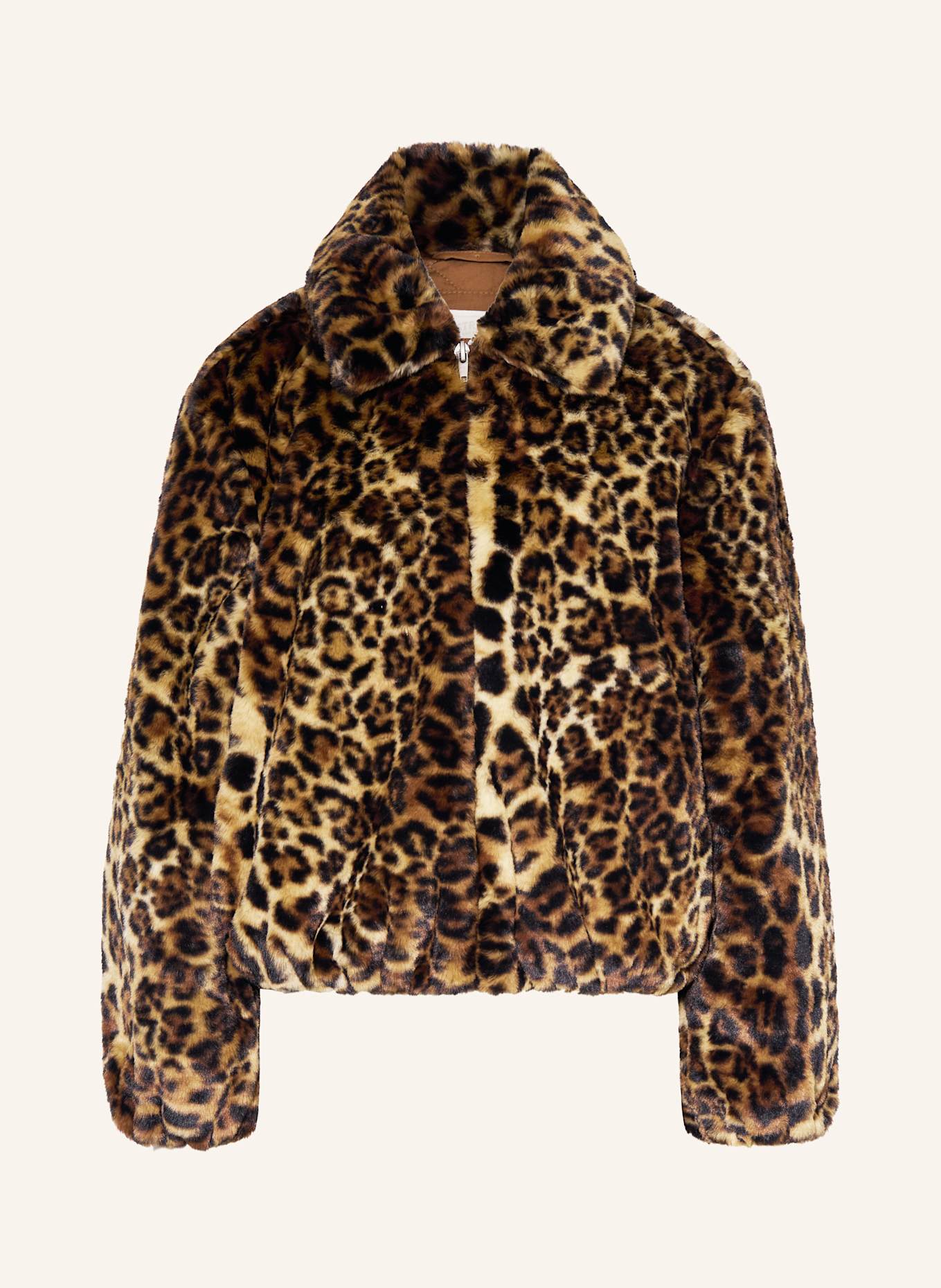 Levi's® Kunstfell-Jacke ELLE: BEIGE / BRAUN / SCHWARZ