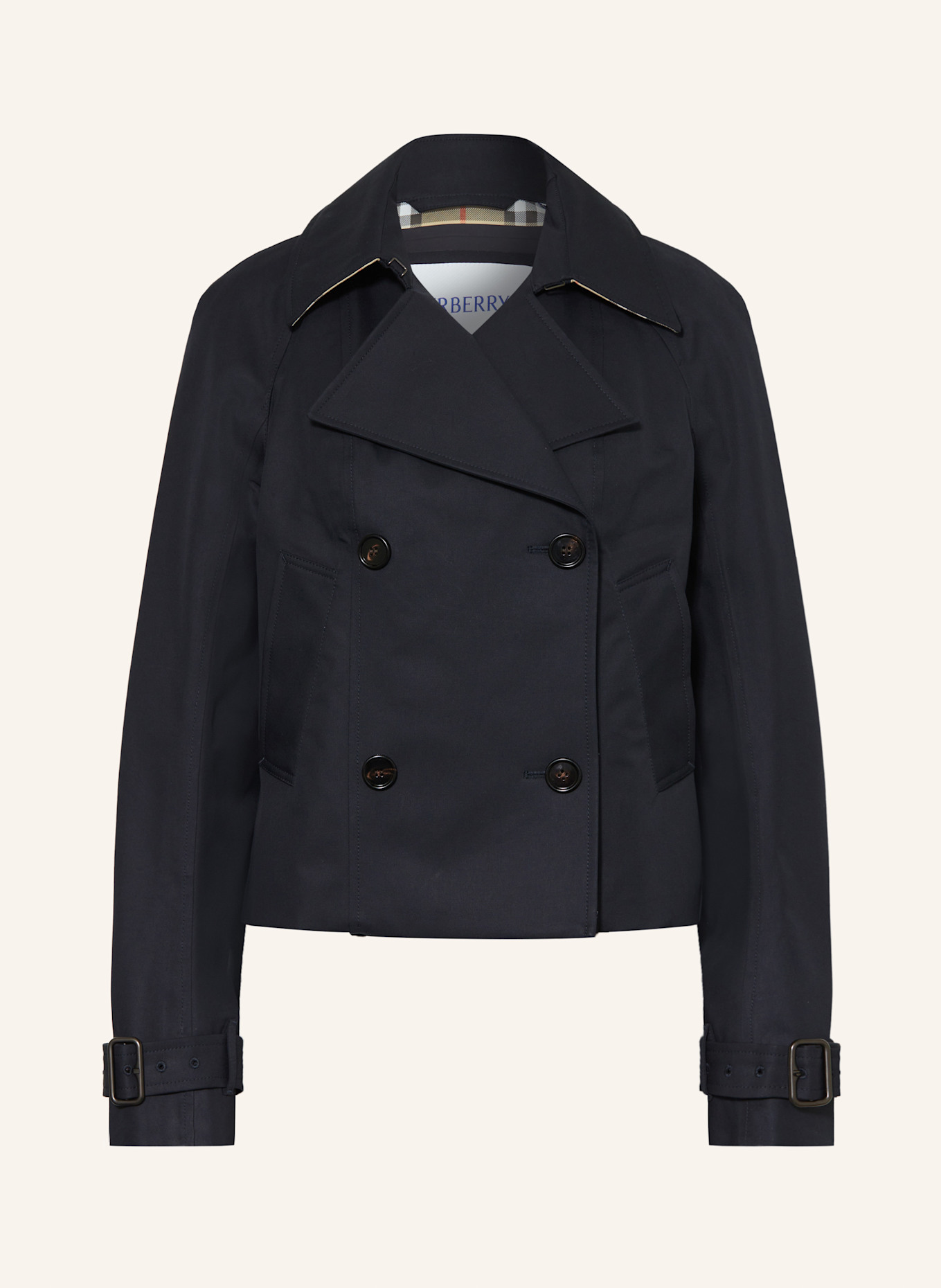BURBERRY Trench-Jacke: DUNKELBLAU