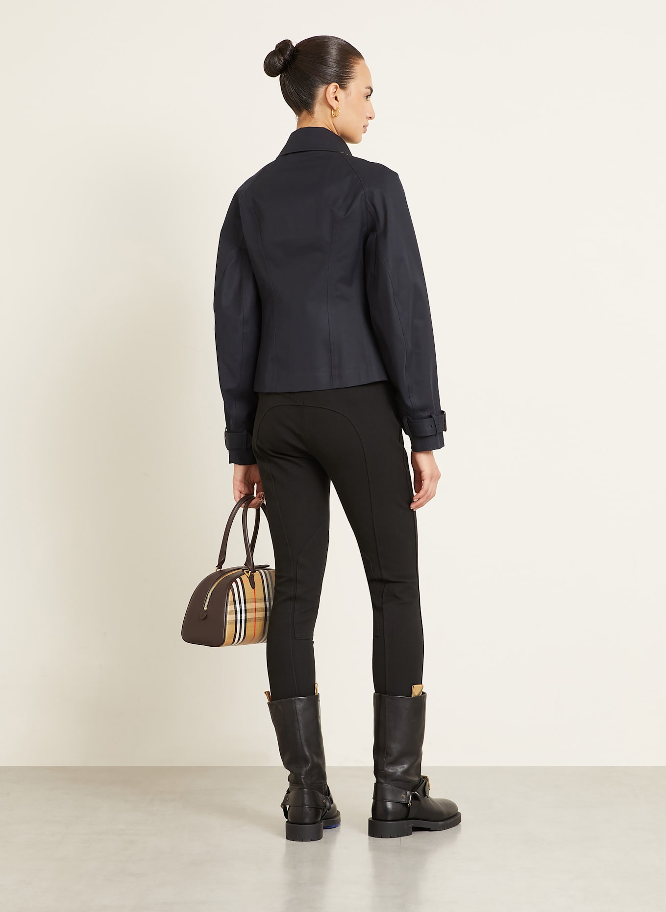 BURBERRY Trench-Jacke: DUNKELBLAU