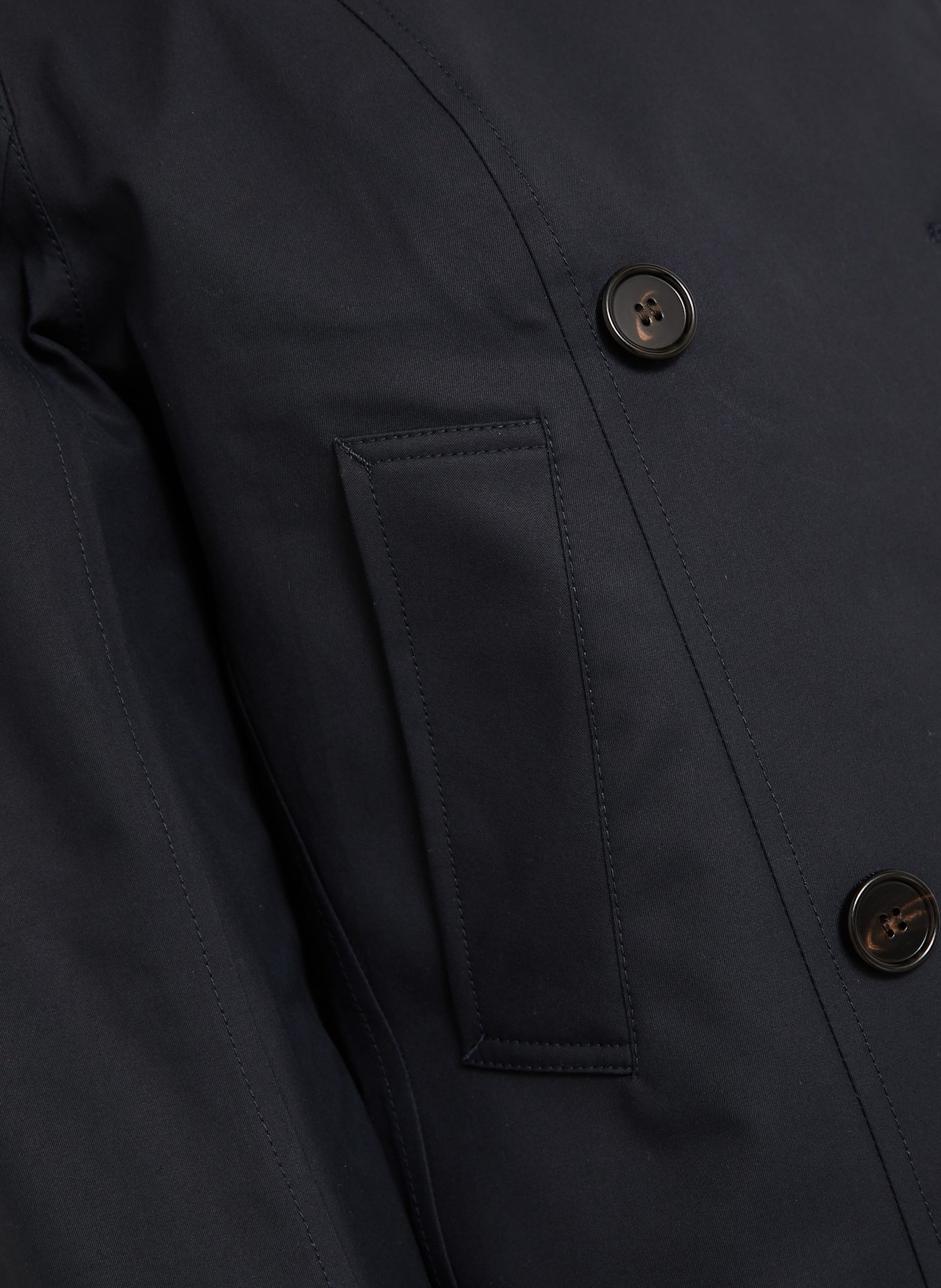 BURBERRY Trench-Jacke: DUNKELBLAU