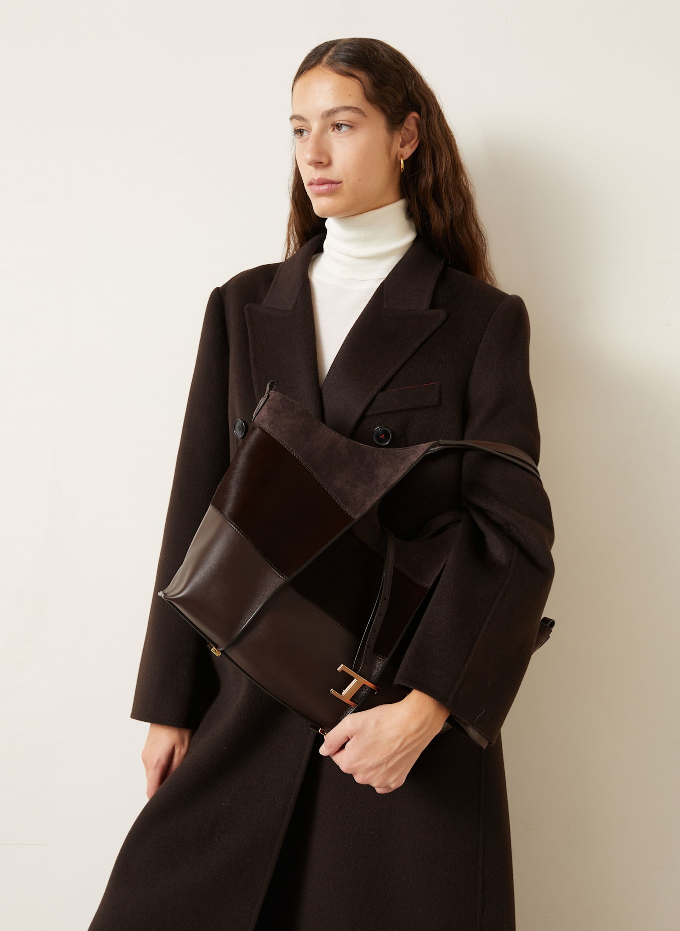 TOD'S Shopper: DARK BROWN