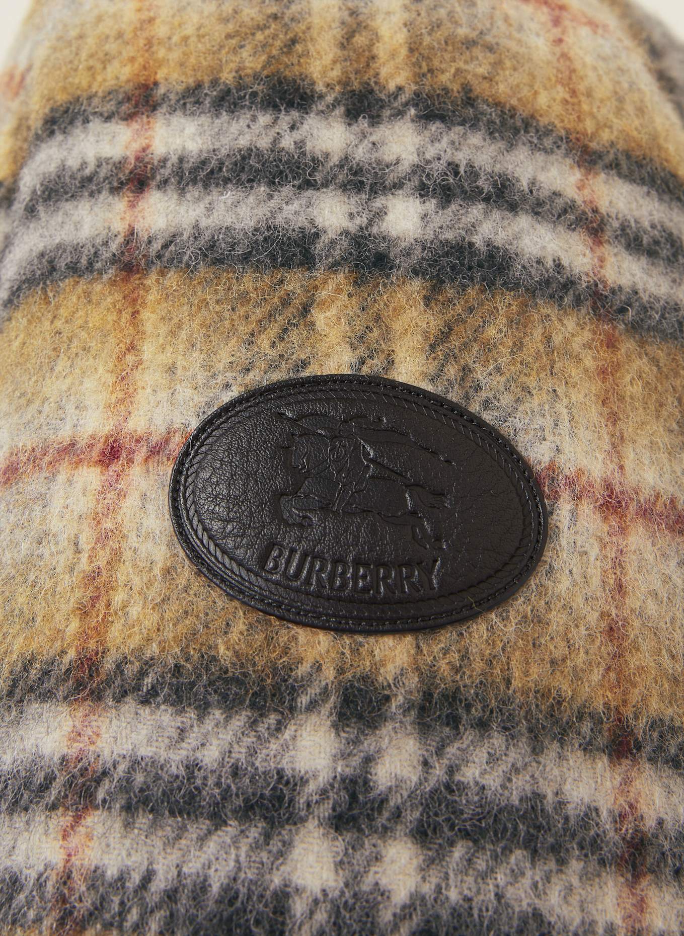 BURBERRY Overjacket: BEIGE / SCHWARZ / ROT
