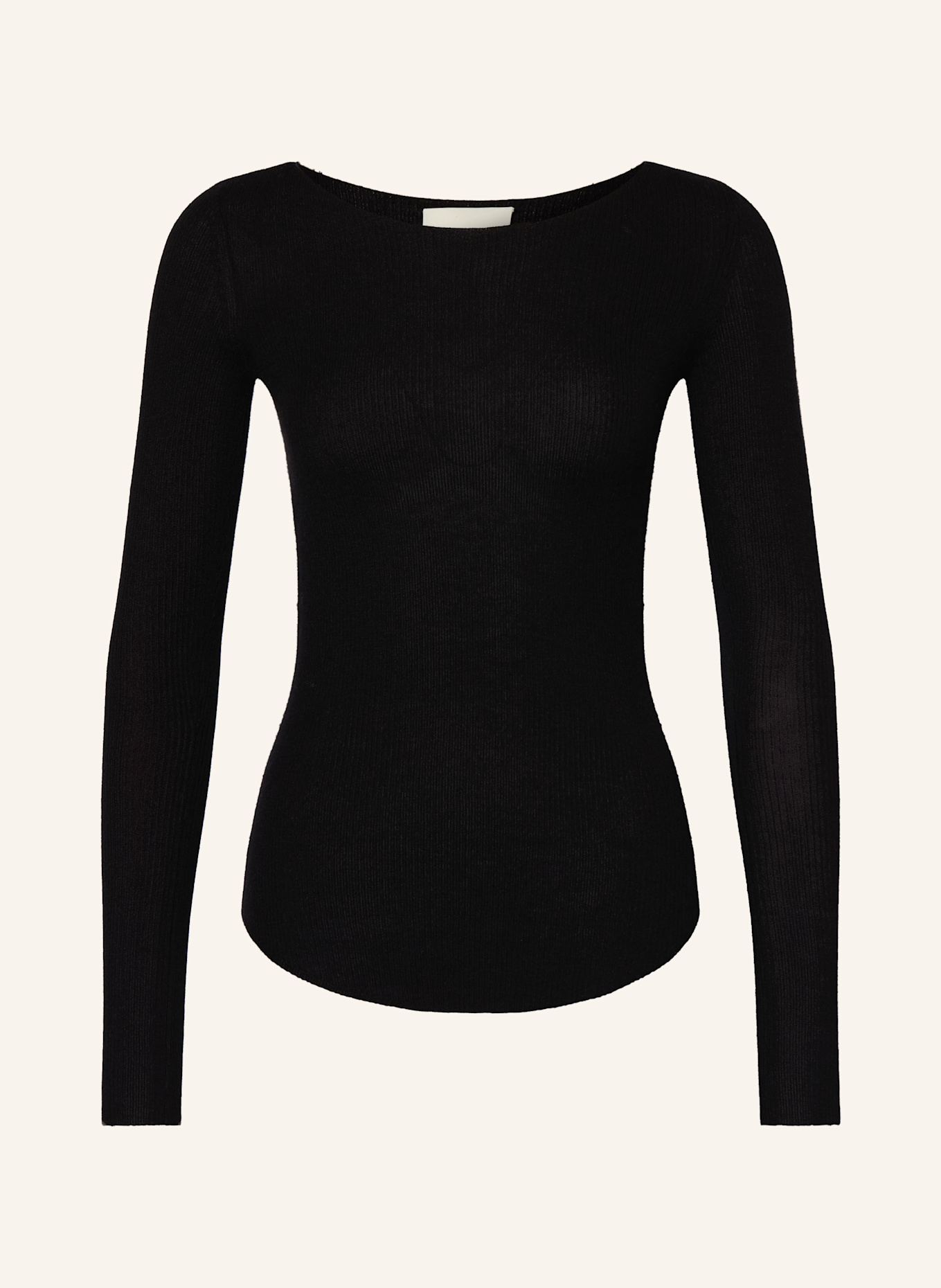 ISABEL MARANT Cashmere-Pullover IZZIE mit Seide: SCHWARZ