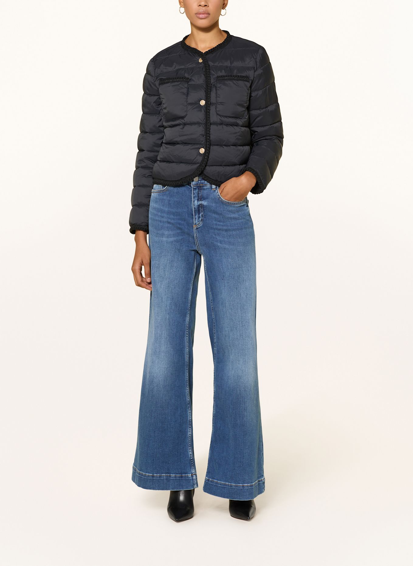 Rich & Royal Steppjacke: SCHWARZ