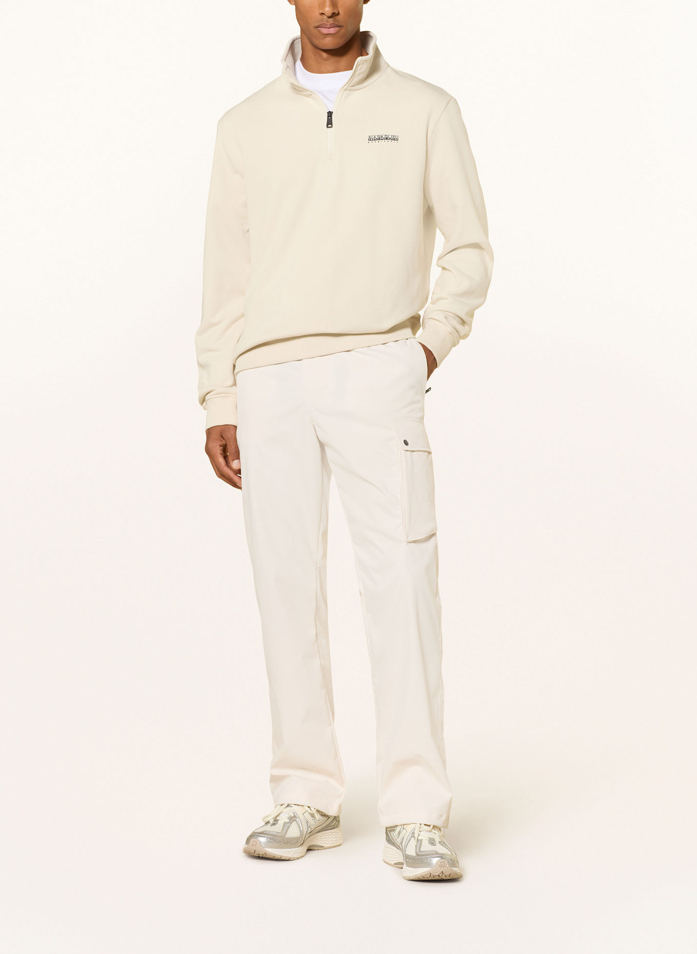 NAPAPIJRI Cargohose M-BIEZ Oversized Fit: ECRU