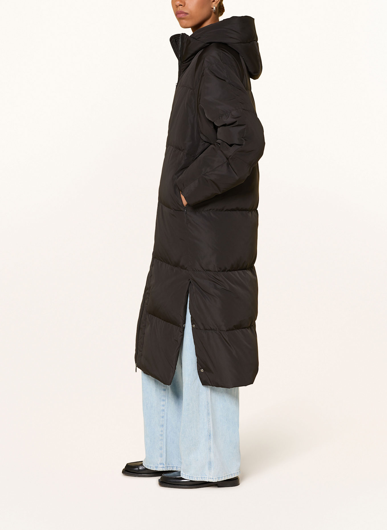 ICHI Steppmantel IHBUNALA: SCHWARZ