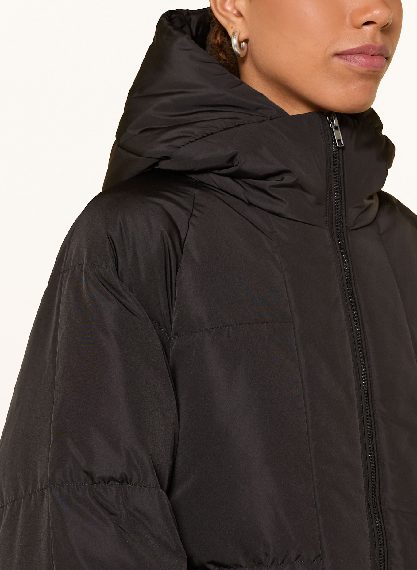 ICHI Steppmantel IHBUNALA: SCHWARZ