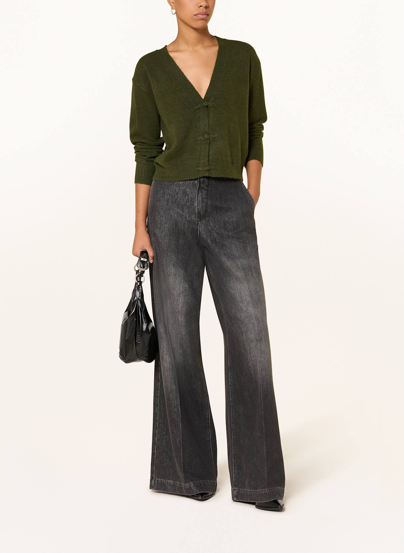 ICHI Cardigan IHDASILA: DARK GREEN