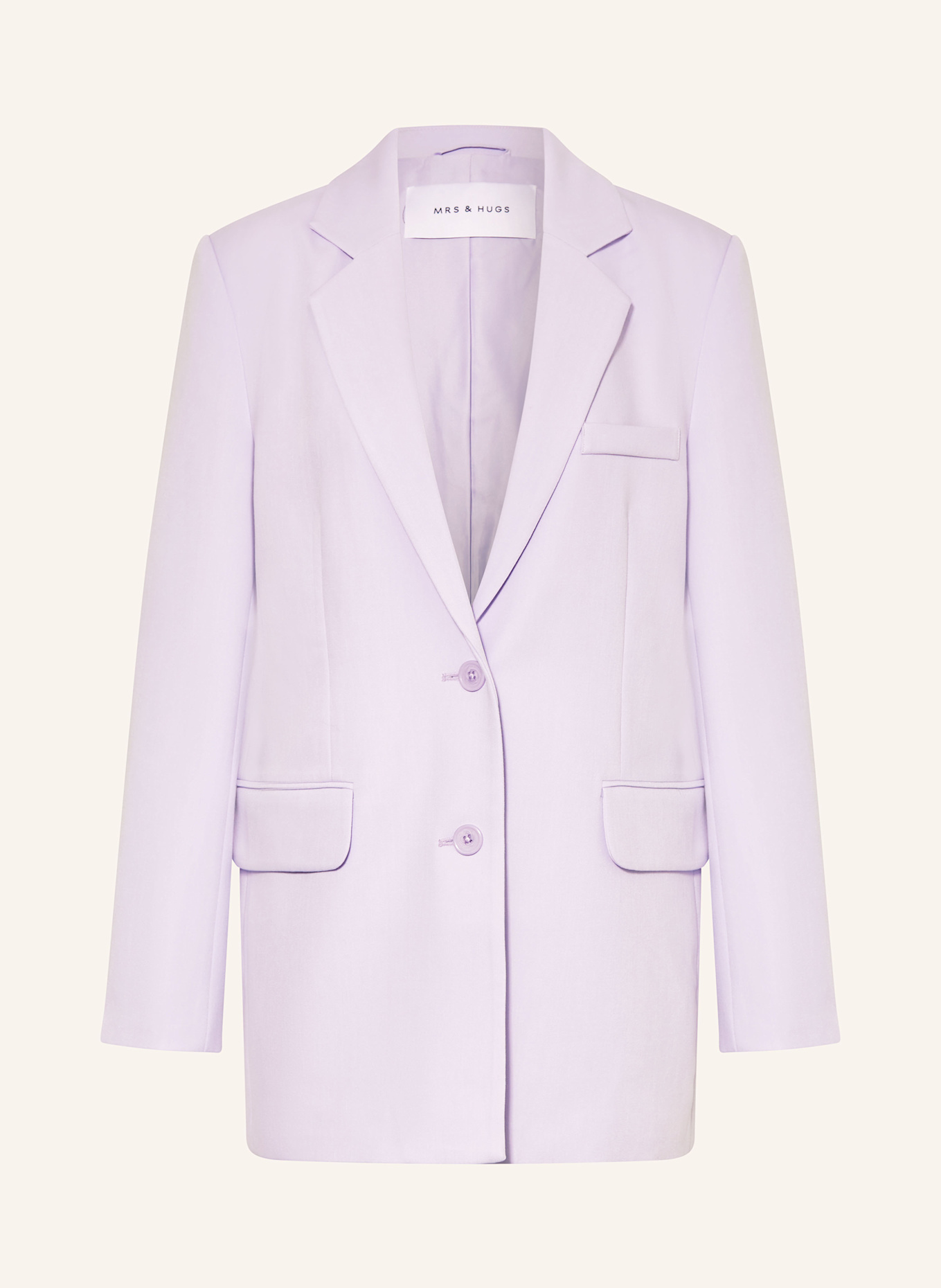 MRS & HUGS Dlouhý blejzr: SVĚTLE RŮŽOVÁ