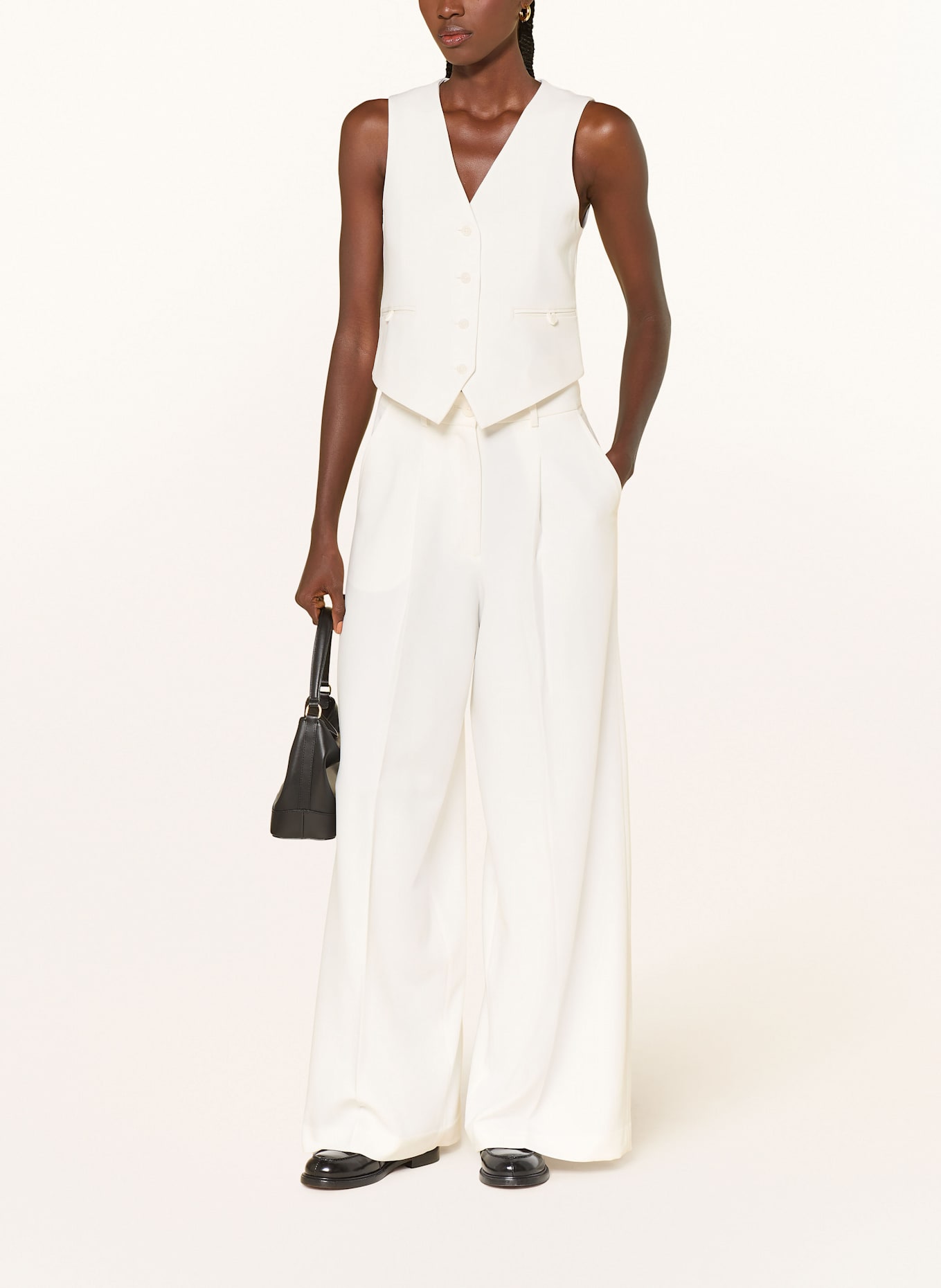 MRS & HUGS Marlenehose: WEISS