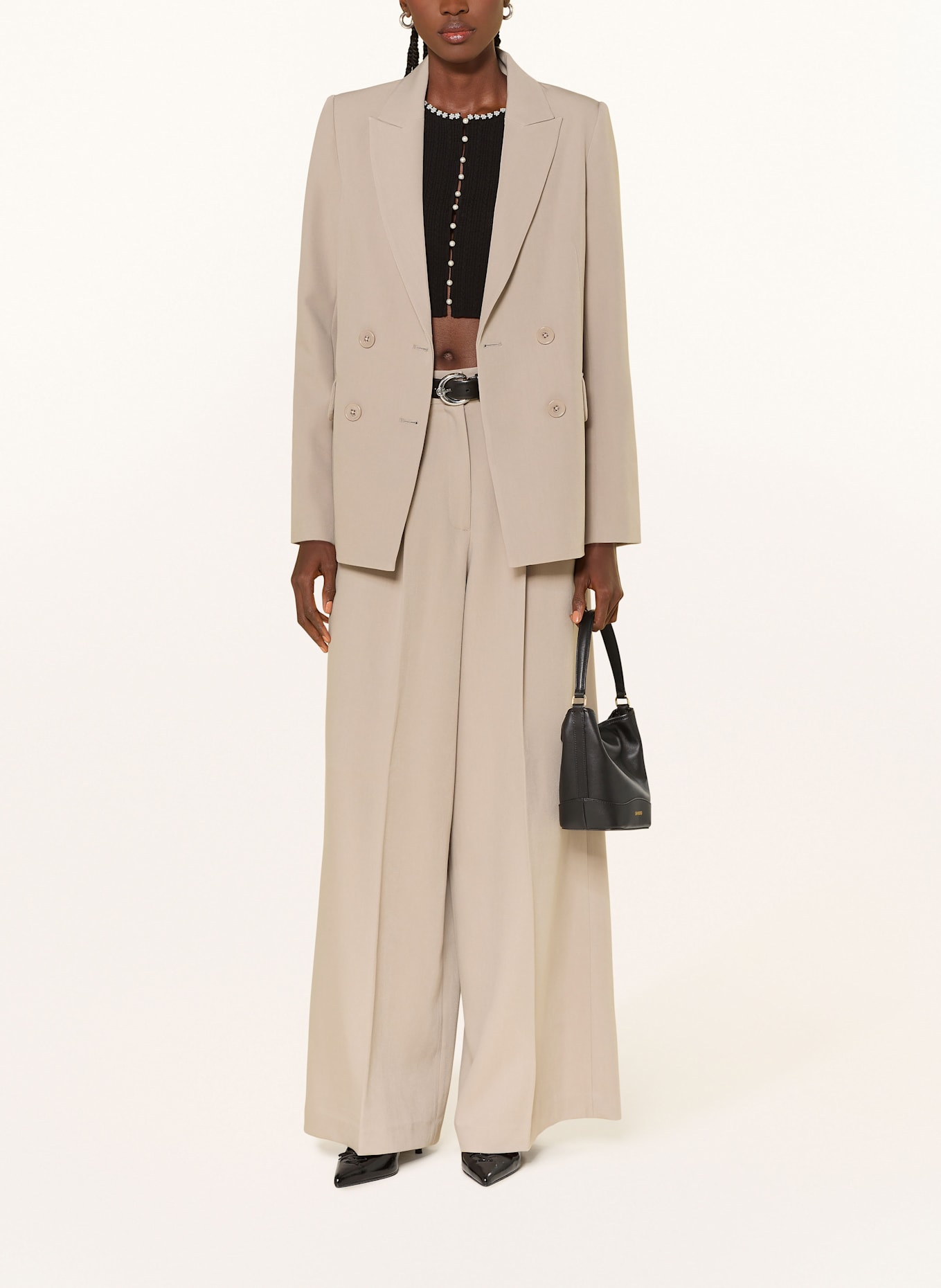 MRS & HUGS Marlenehose: CREME