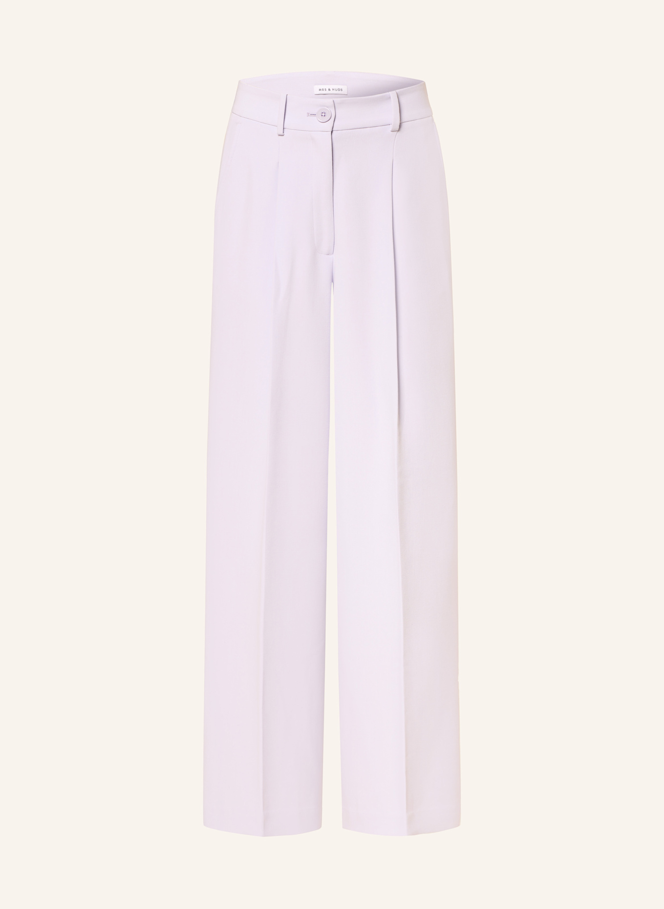 MRS & HUGS Wide leg trousers: LIGHT PINK
