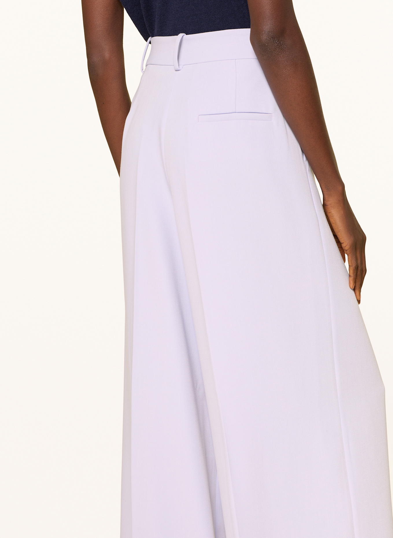 MRS & HUGS Wide leg trousers: LIGHT PINK