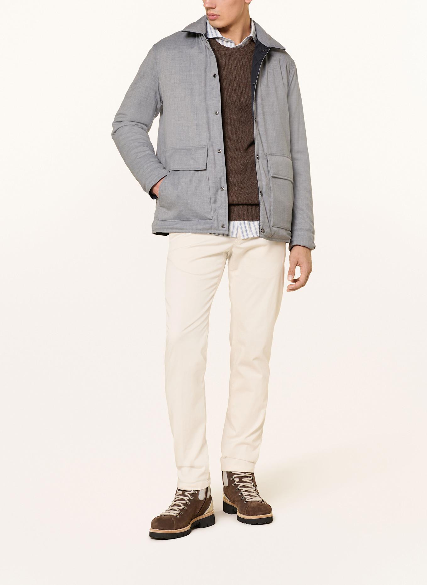 windsor. Steppjacke ORAZIO zum Wenden: DUNKELBLAU