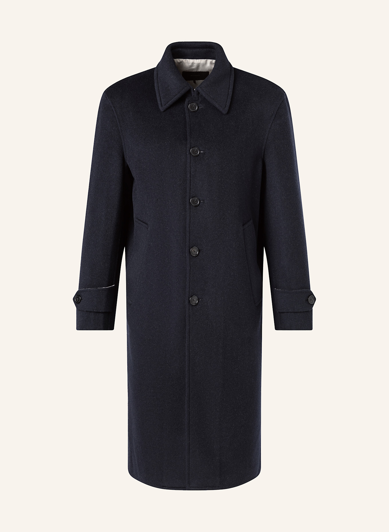 windsor. Wollmantel DOPO: DUNKELBLAU