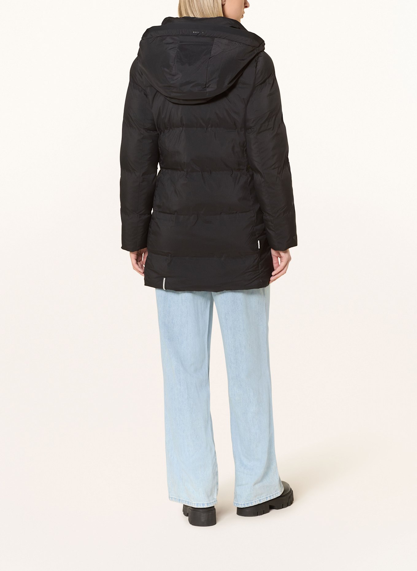 khujo Steppmantel TANARE3: SCHWARZ