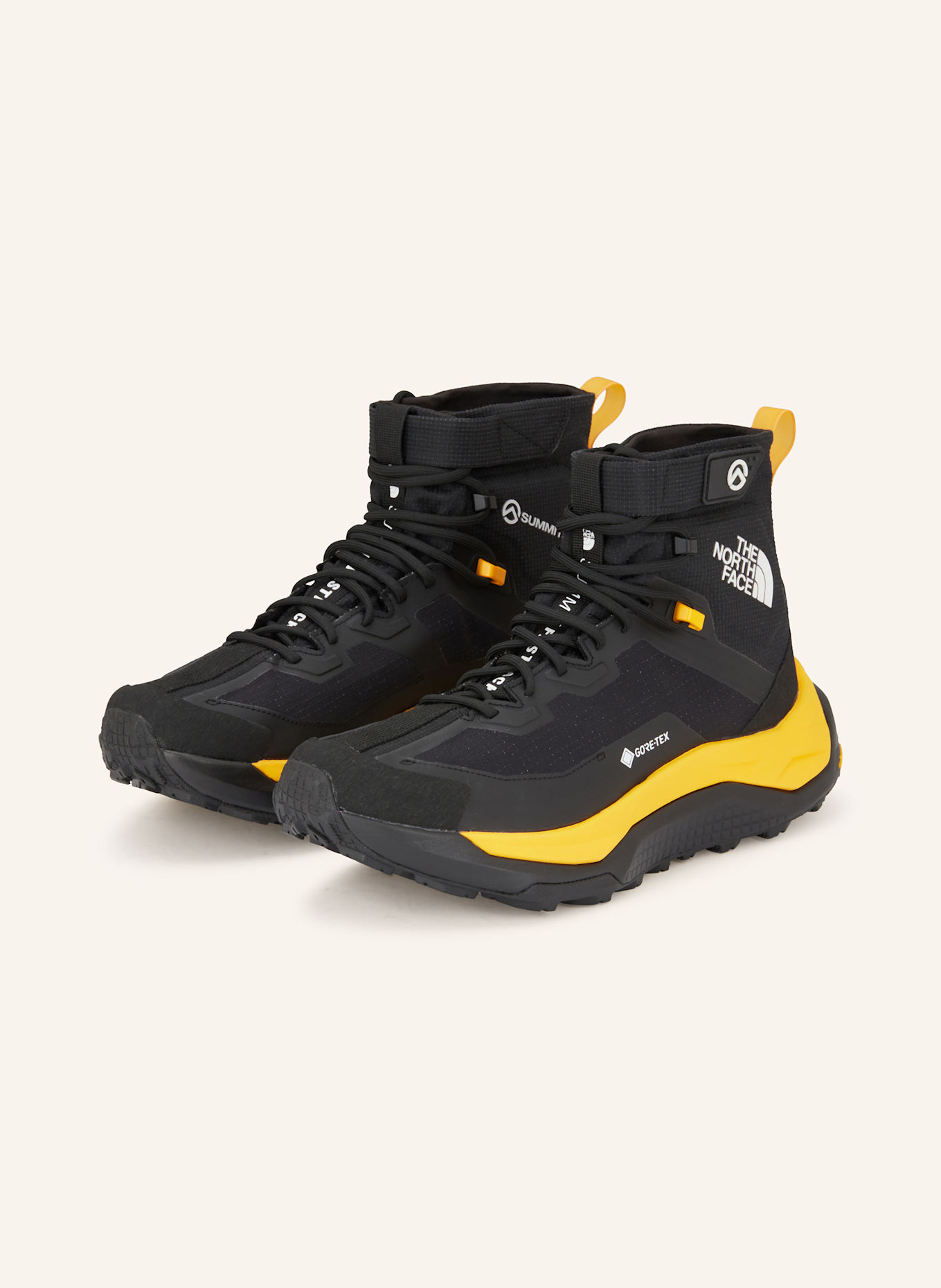 THE NORTH FACE SUMMIT FASTPACK GORE-TEX trekking shoes: BLACK / DARK YELLOW