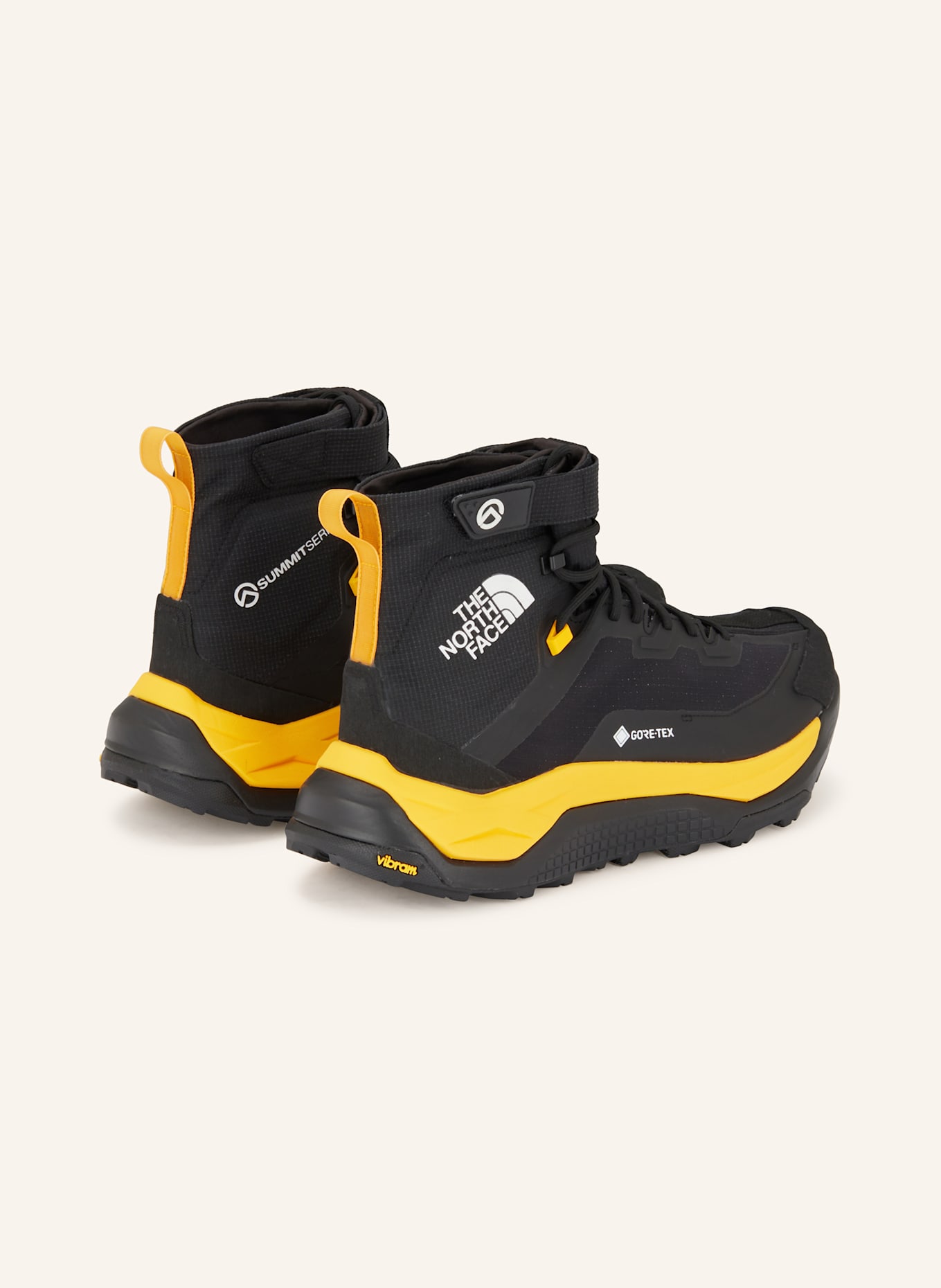 THE NORTH FACE SUMMIT FASTPACK GORE-TEX trekking shoes: BLACK / DARK YELLOW