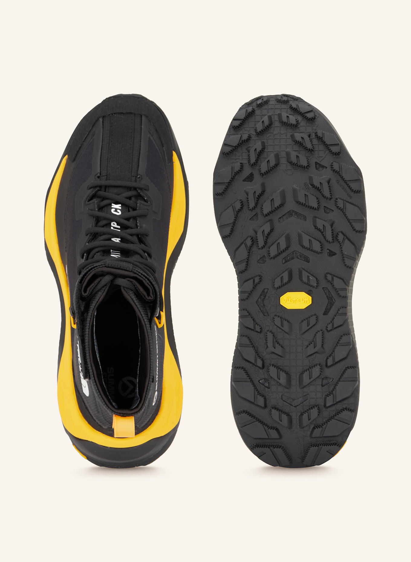 THE NORTH FACE SUMMIT FASTPACK GORE-TEX trekking shoes: BLACK / DARK YELLOW