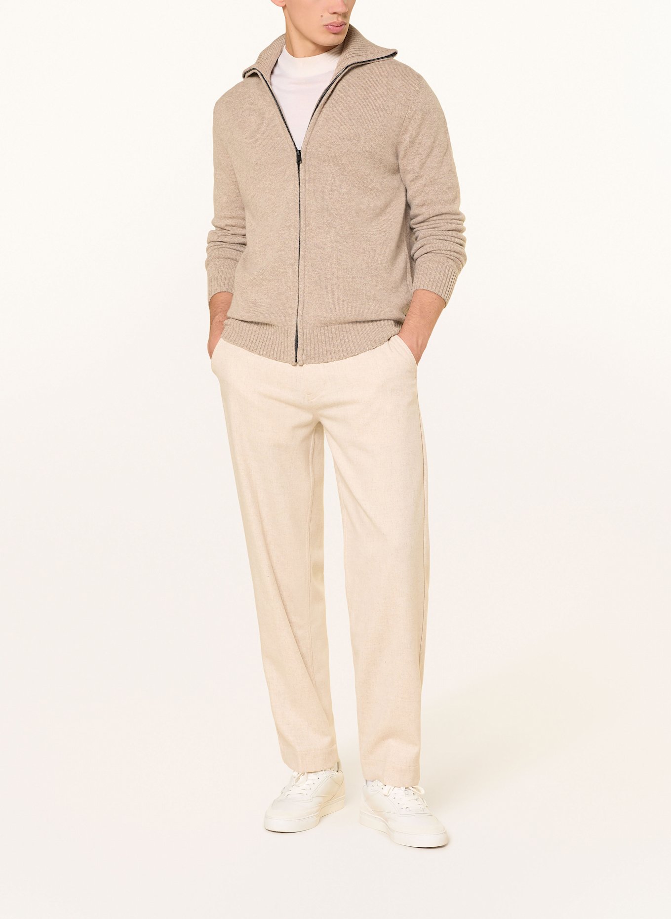 ECOALF Strickjacke: HELLBRAUN