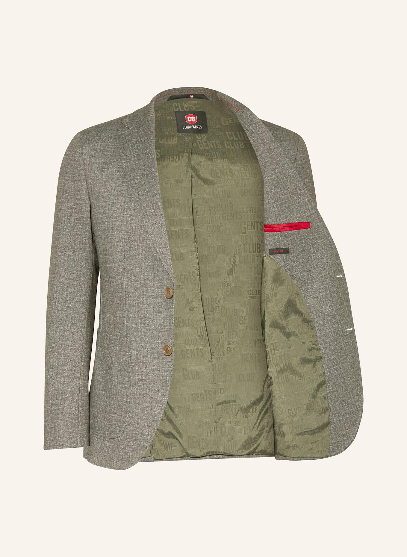 CG - CLUB of GENTS Sakko CUBA Slim Fit: 53 Dunkelgrün