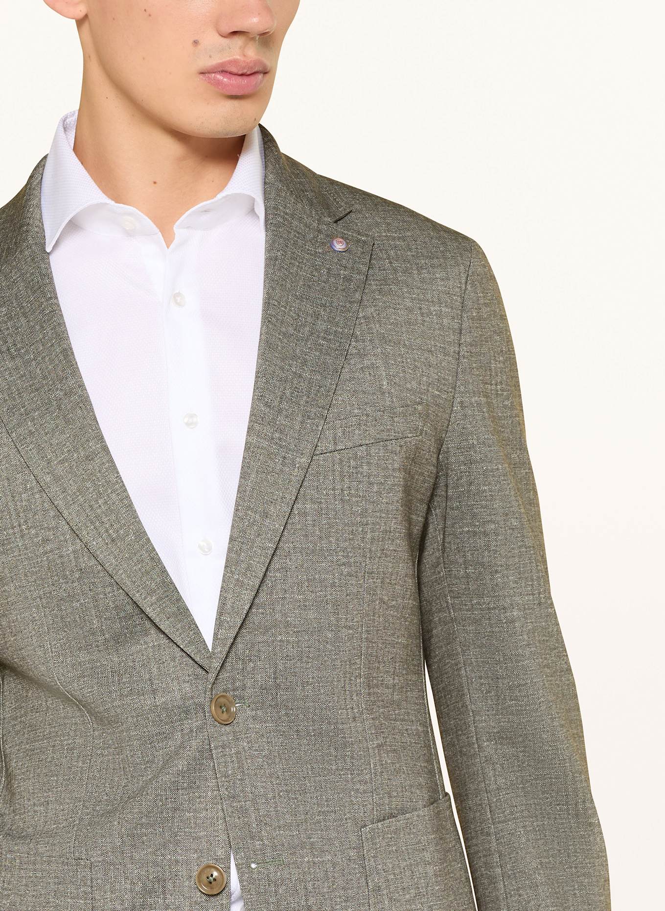 CG - CLUB of GENTS Sakko CUBA Slim Fit: 53 Dunkelgrün