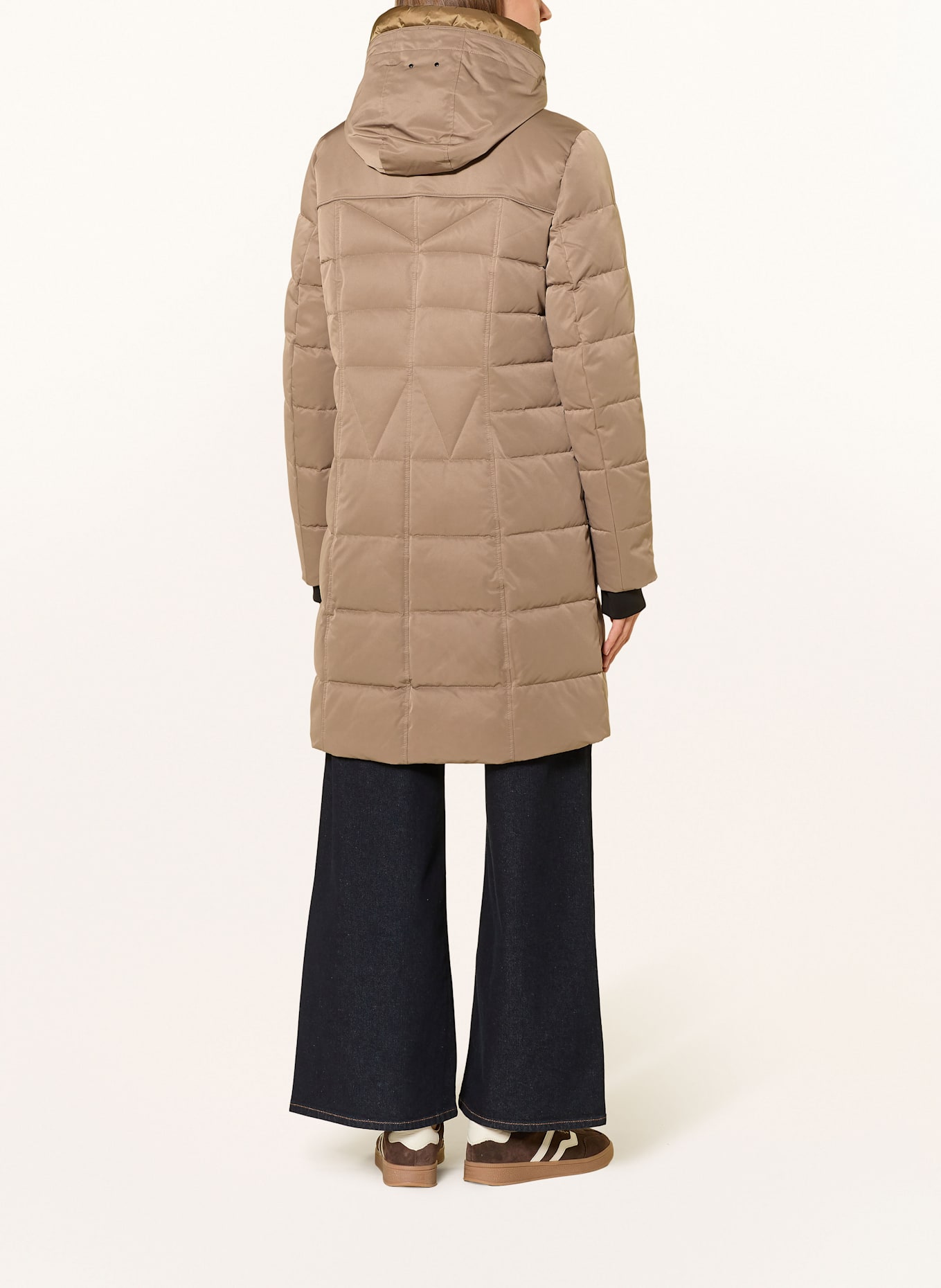 GIL BRET Steppmantel mit DUPONT™ SORONA®-Isolierung: HELLBRAUN