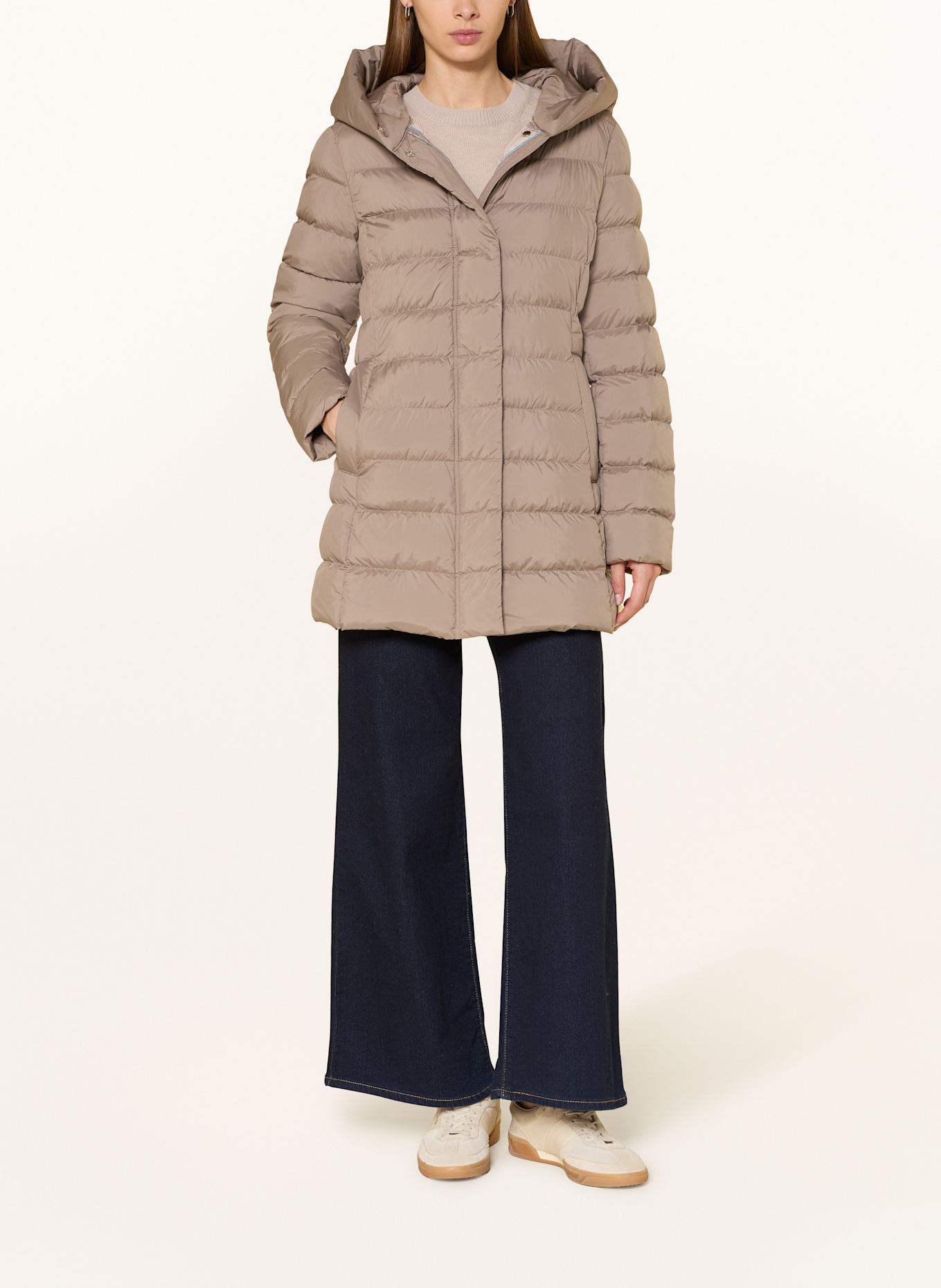 FUCHS SCHMITT Steppmantel: BEIGE