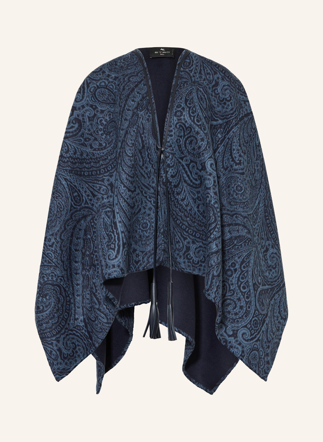 ETRO Cape: DARK BLUE / LIGHT BLUE