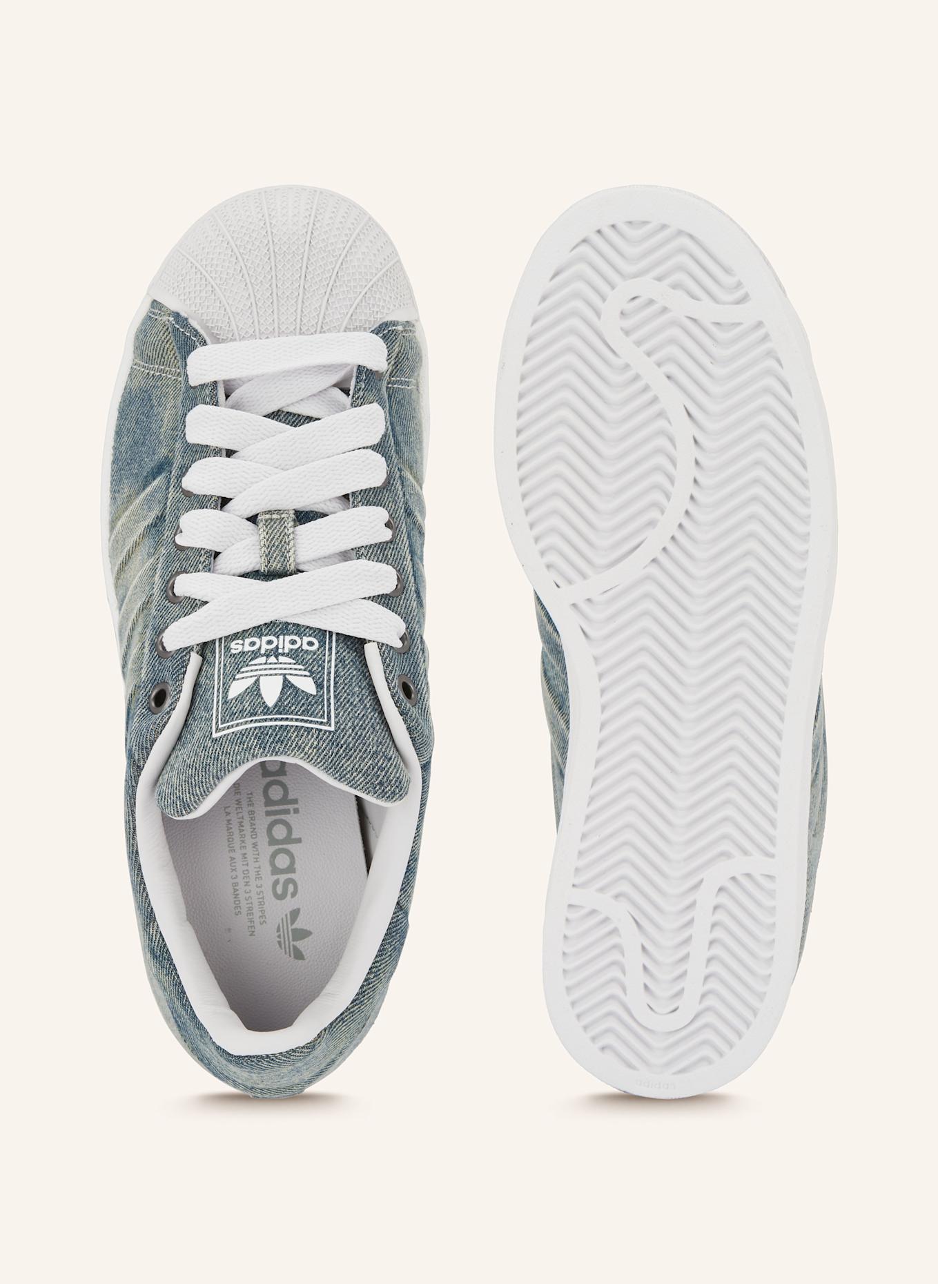 adidas Originals Sneaker SUPERSTAR II PREM: BLAU / WEISS