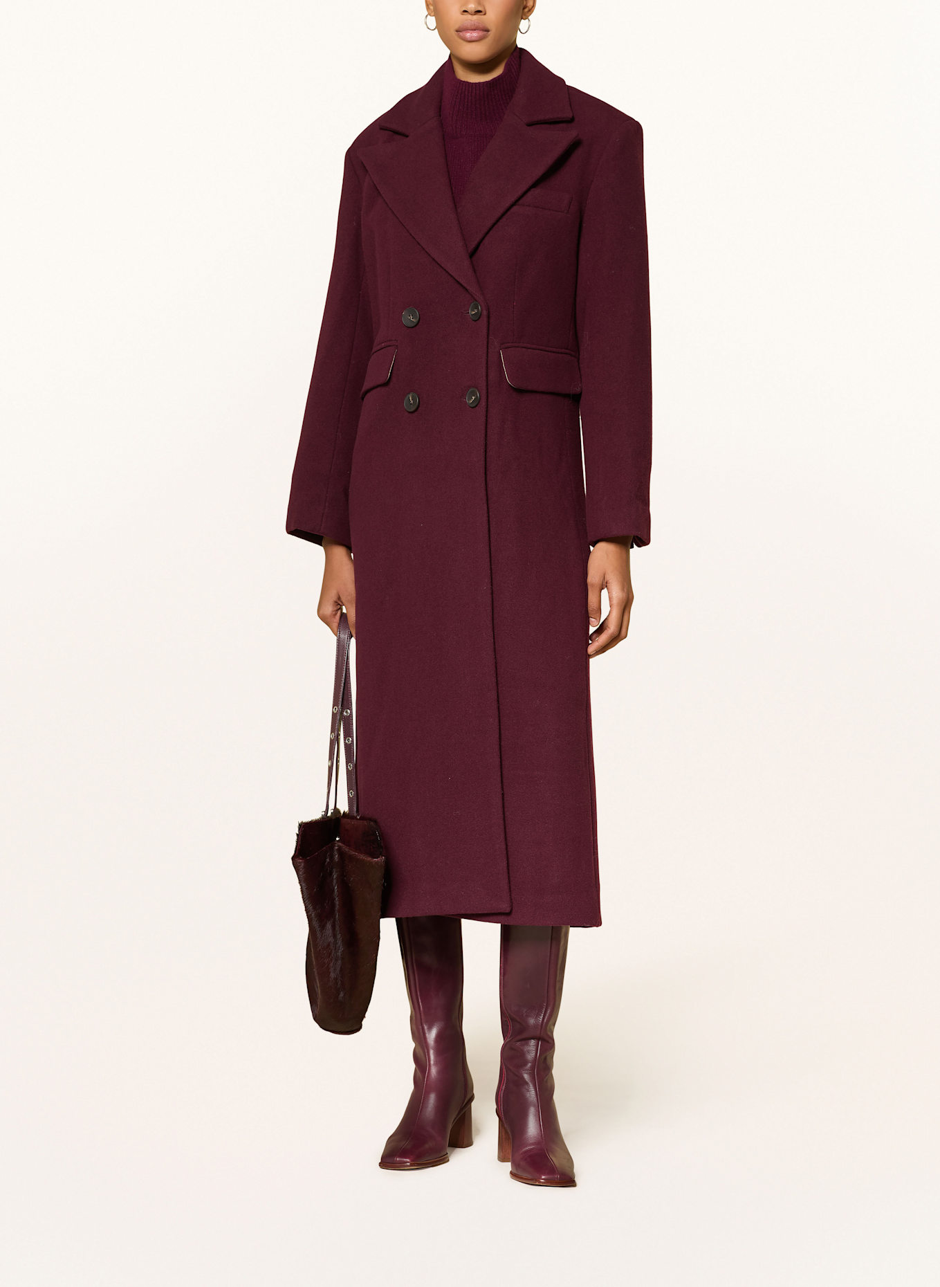 Y.A.S. Mantel: DUNKELROT