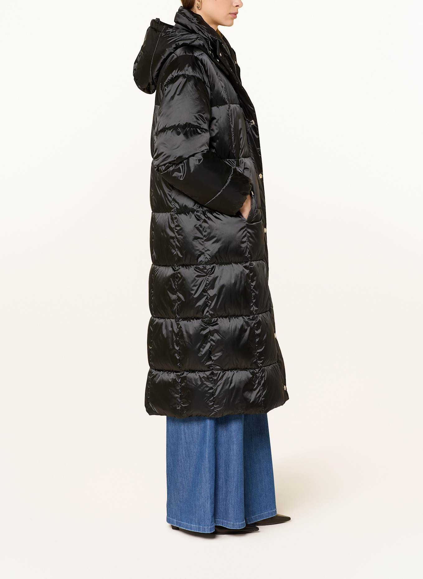 JOOP! Steppmantel CLARISSA mit abnehmbarer Kapuze: 001 Black                      001