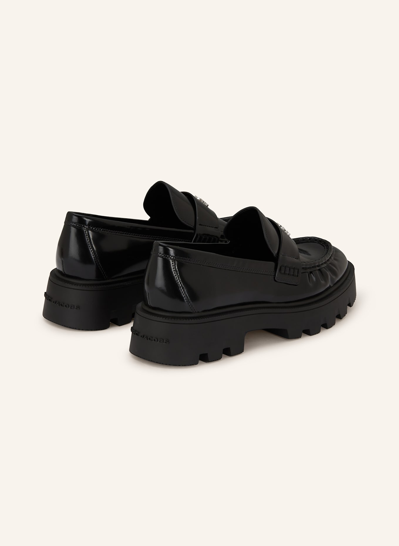 MARC JACOBS Plateau-Loafer THE FRANKIE LOAFER: SCHWARZ