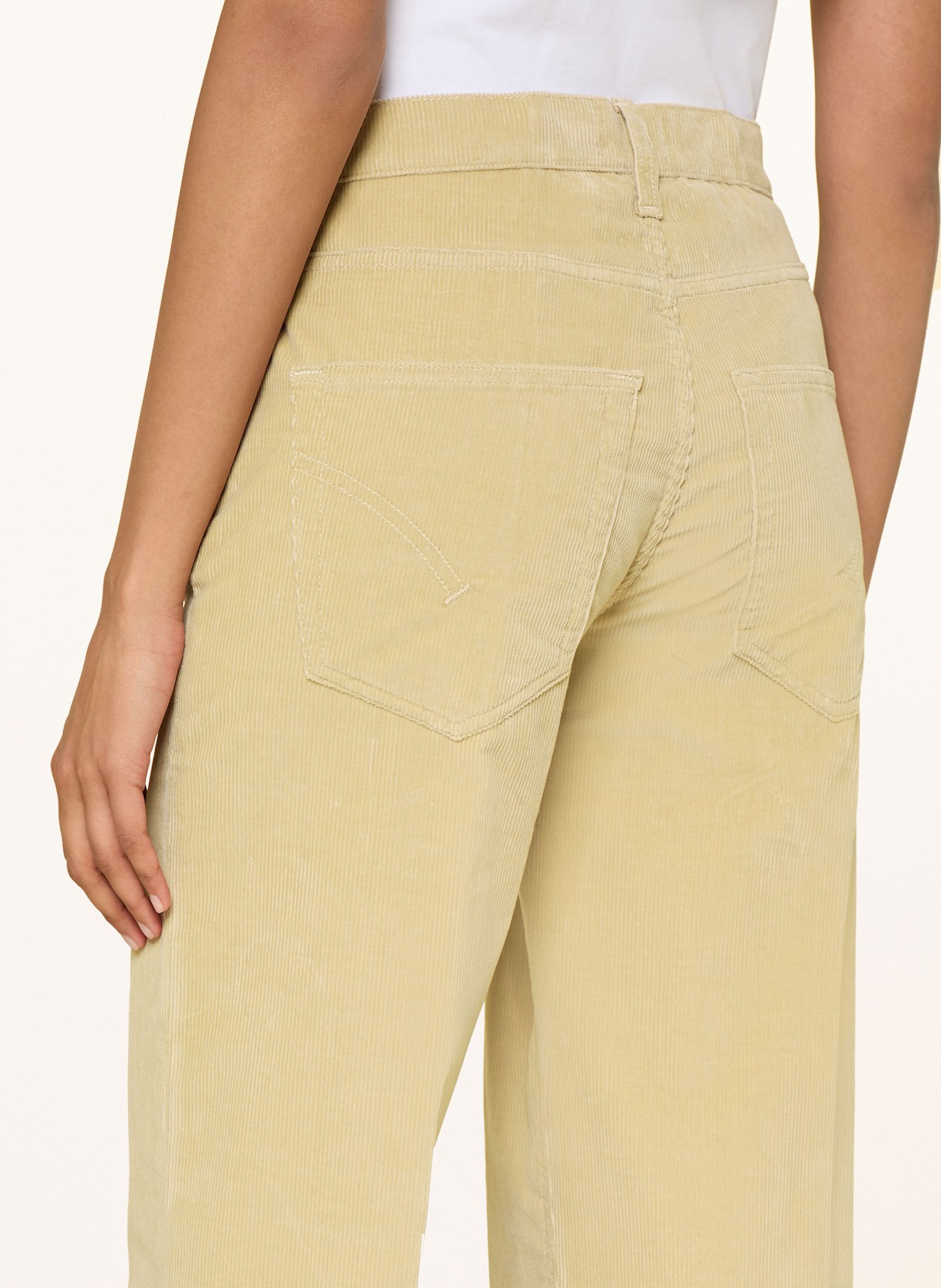 Dondup Cordhose JAQUELINE: HELLGELB