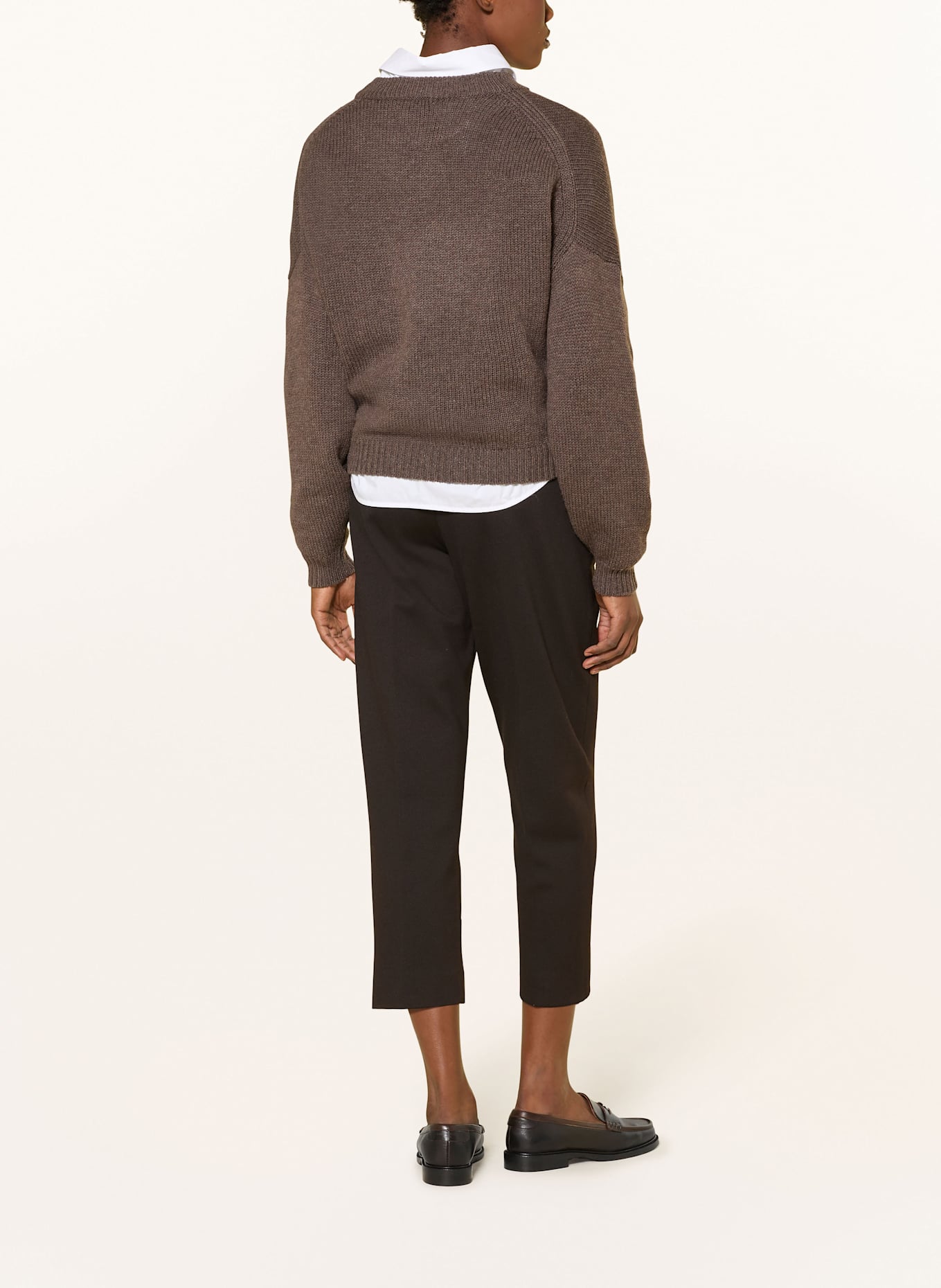 Dondup Jersey-Chino: DUNKELBRAUN