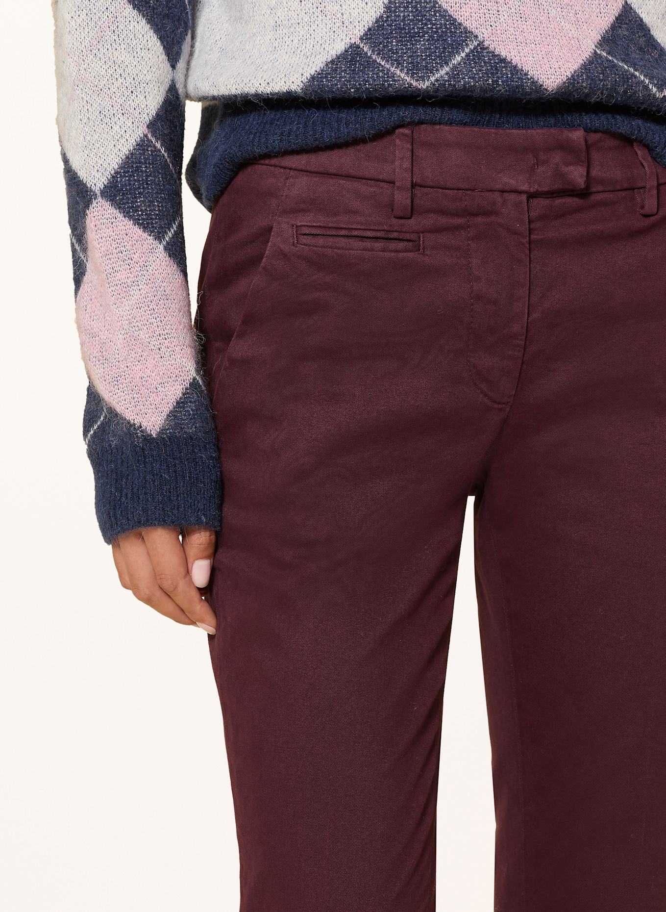 Dondup Chino: DUNKELROT