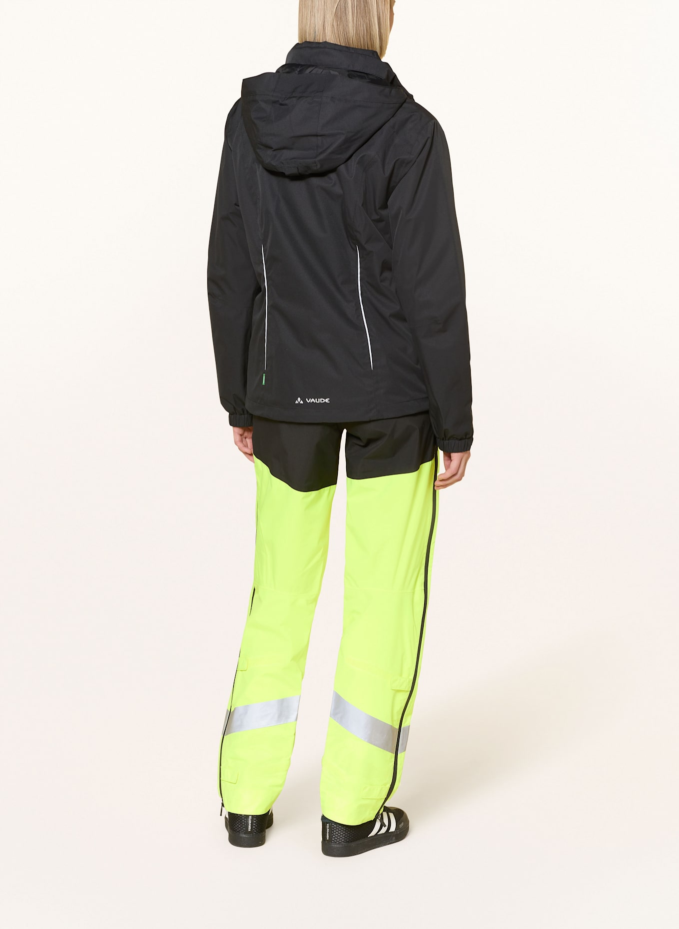 VAUDE Softshell-Radhose LUMINUM ohne gepolsterten Einsatz: NEONGELB